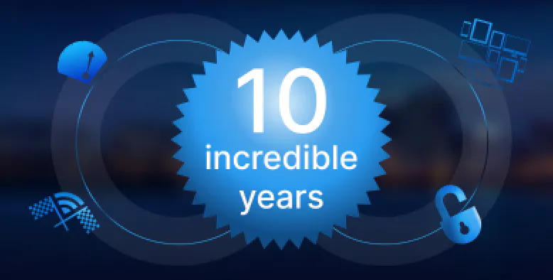 featured image - 10 年間の VPN 進化: オンライン セキュリティの変化する状況を VPN Unlimited がどのように反映しているか