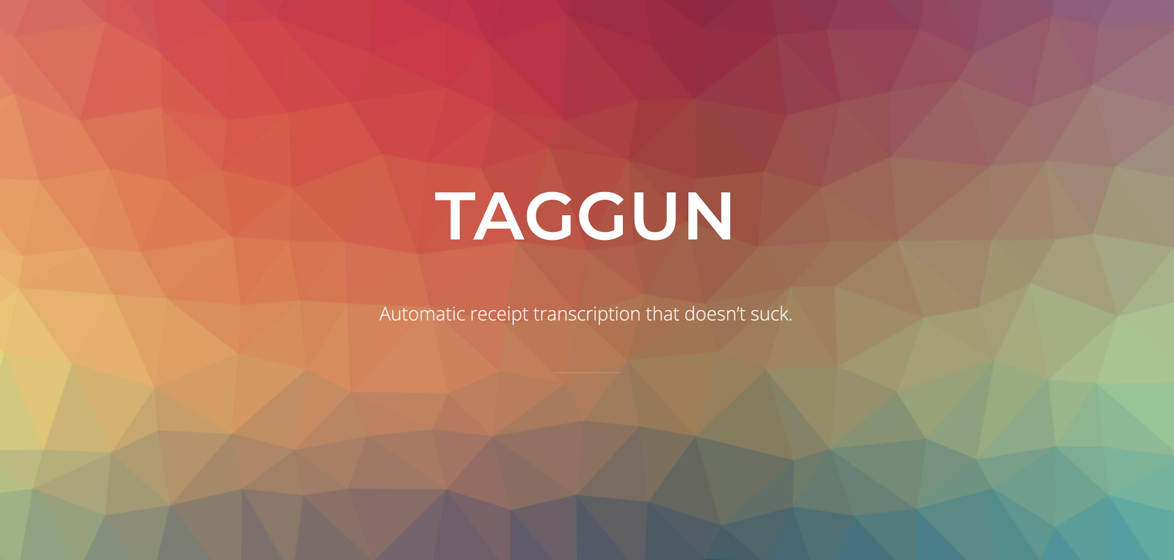 TAGGUN - Receipt OCR API