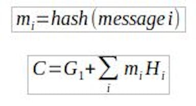 Aggregate value for signature 