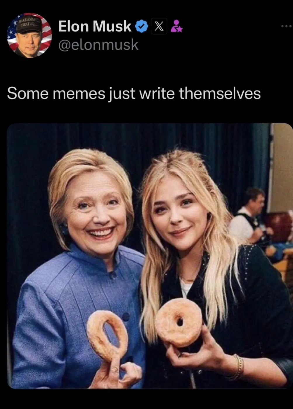 Elono Musko neskoningas X įrašas