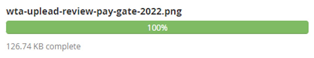 Transfer Your Website to a New Host - uploading files progress bar