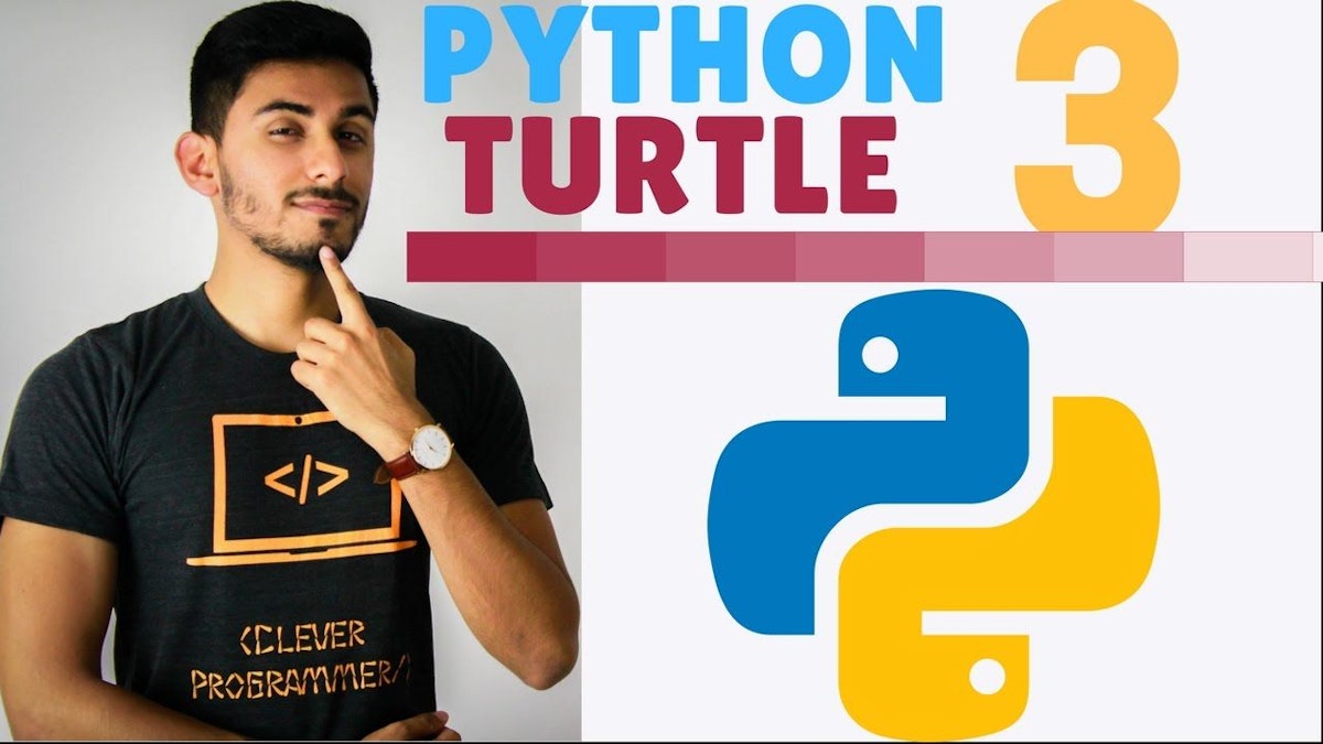 featured image - Python for Beginners, Part 3: The Turtle Module