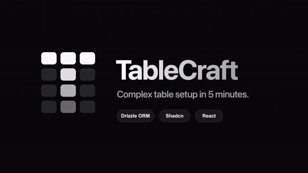 featured image - TableCraft Earns a 58.65 Proof of Usefulness Score by Building a Schema-Driven Toolkit for Drizzle ORM and React Data Tables