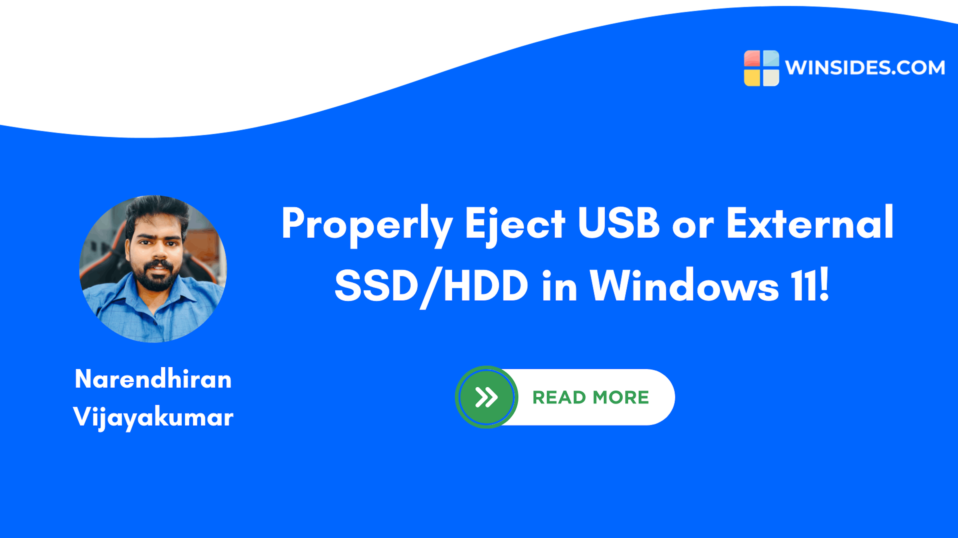 featured image - How to Eject a USB or External SSD/HDD in Windows 11?