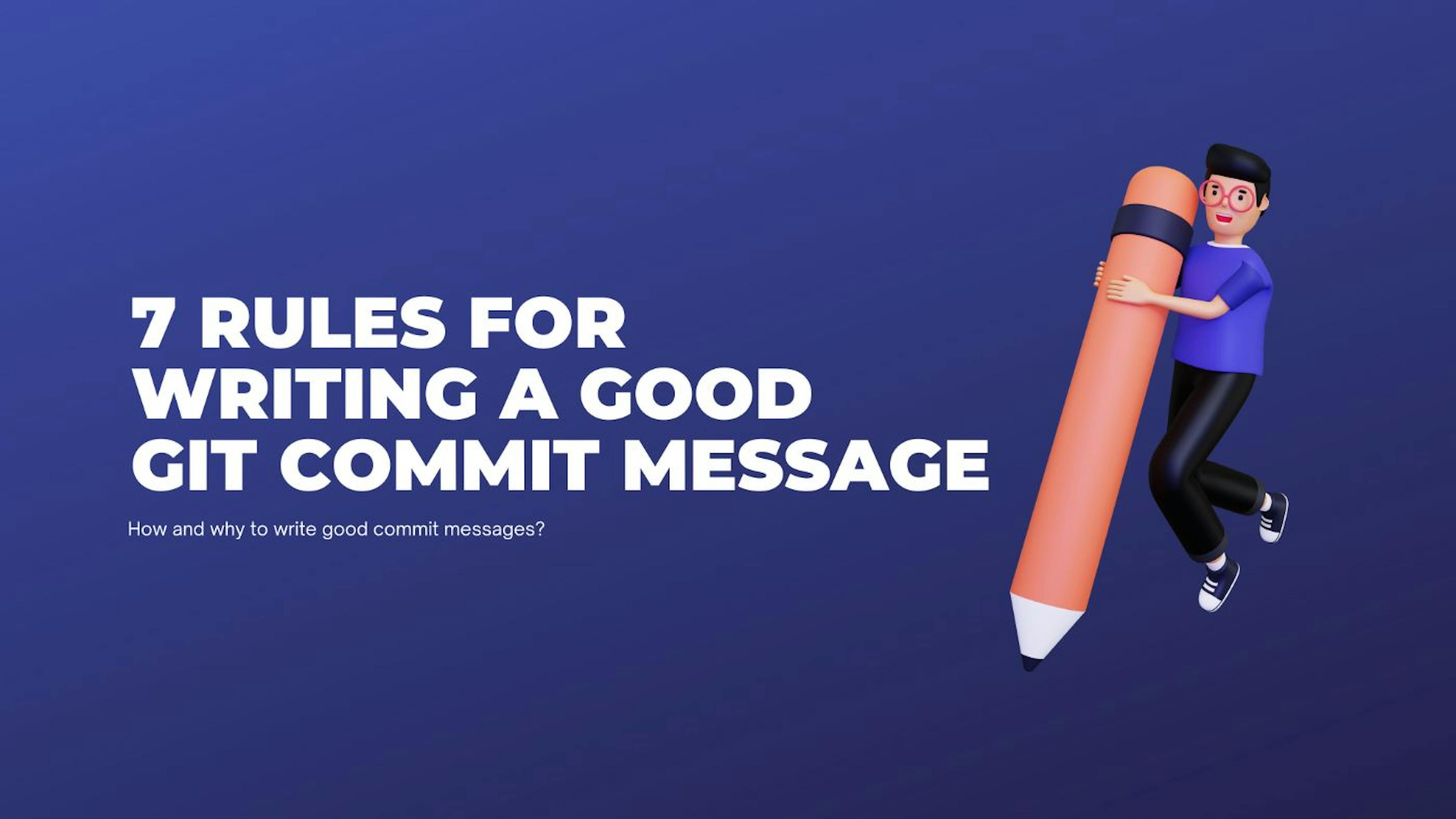 featured image - 7 Rules for Writing a Good Commit Message