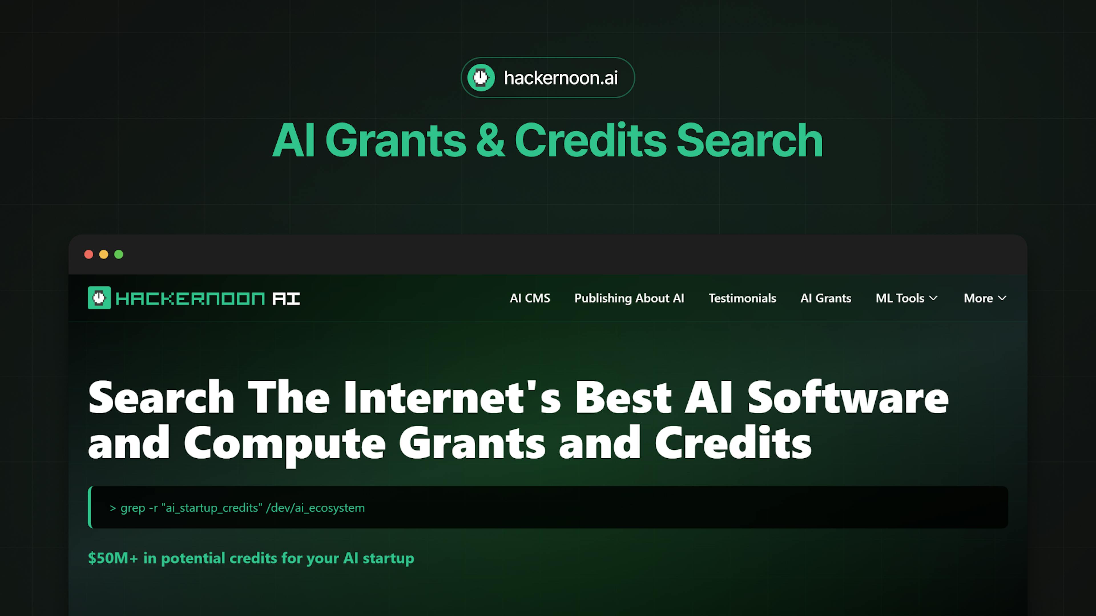 featured image - Kupata Programu ya AI na Grants na Mkopo kupitia HackerNoon AI