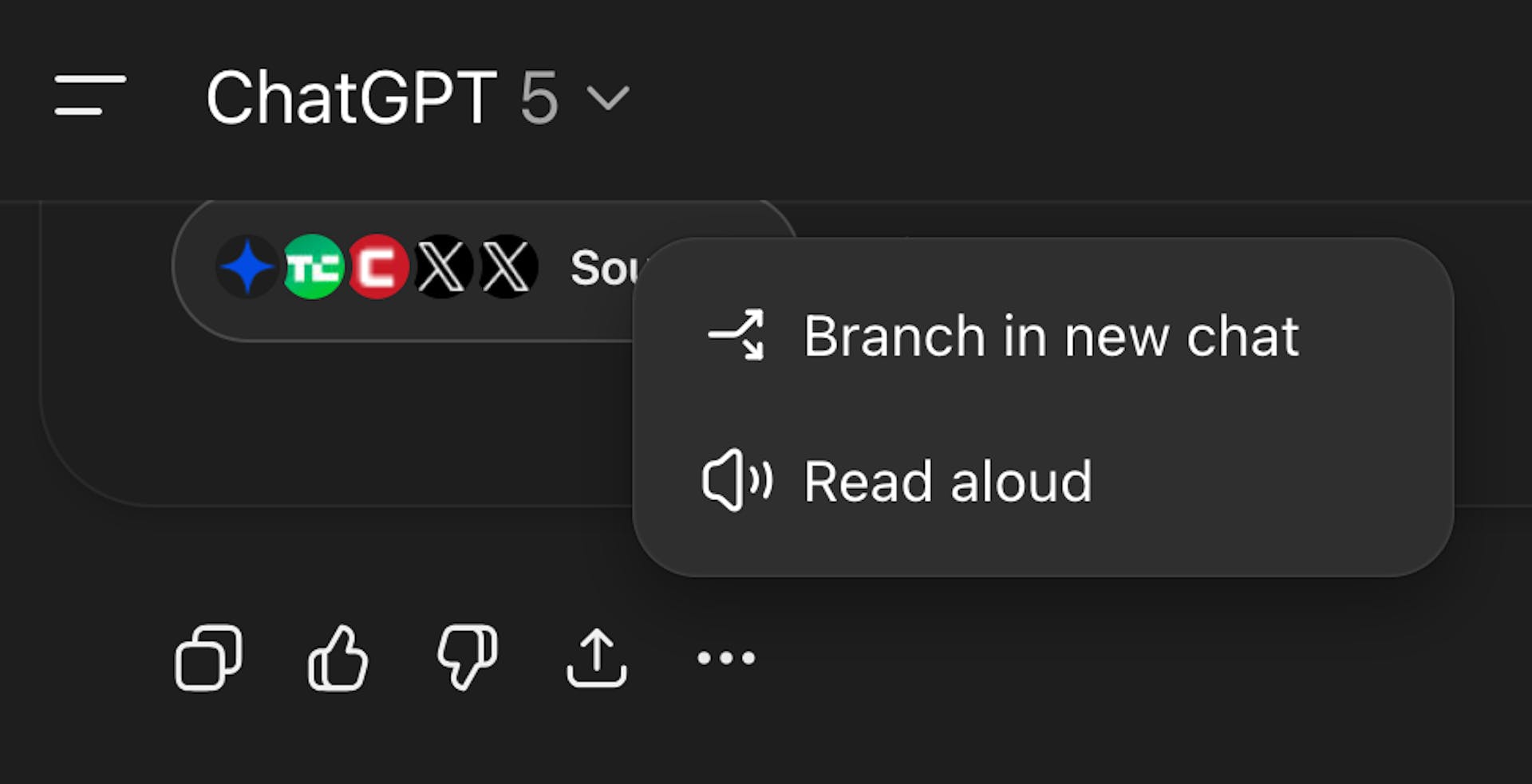 featured image - Git for Conversations: ChatGPT5 Debuts "Branch in a New Chat"