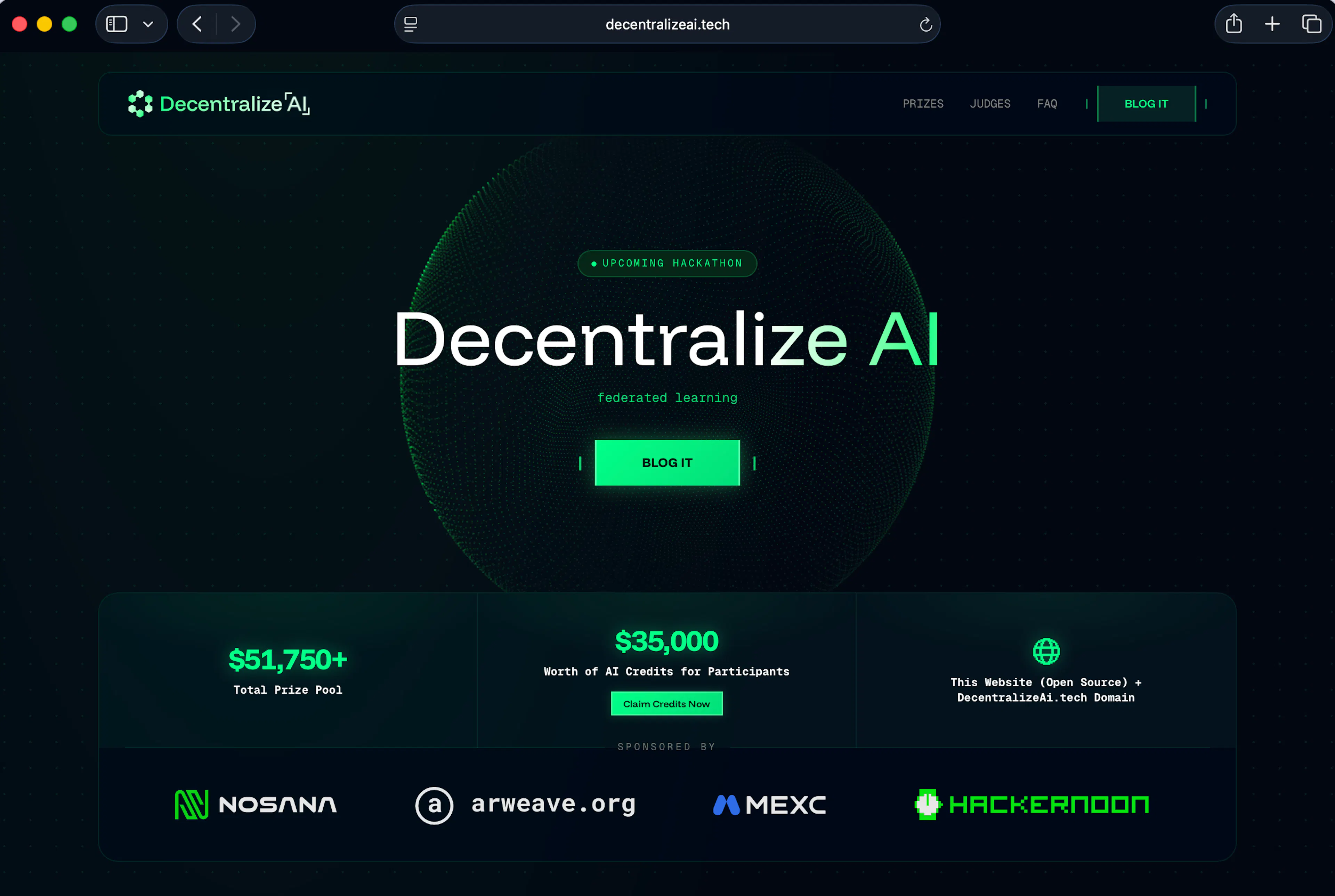 Decentralize AI Tech Contest: Winner Gets the Website!