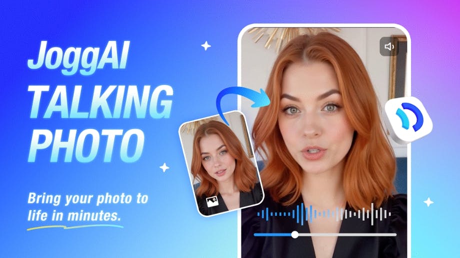 Преобразовать статические изображения в динамичные видео с разговорной фотографией Joggai