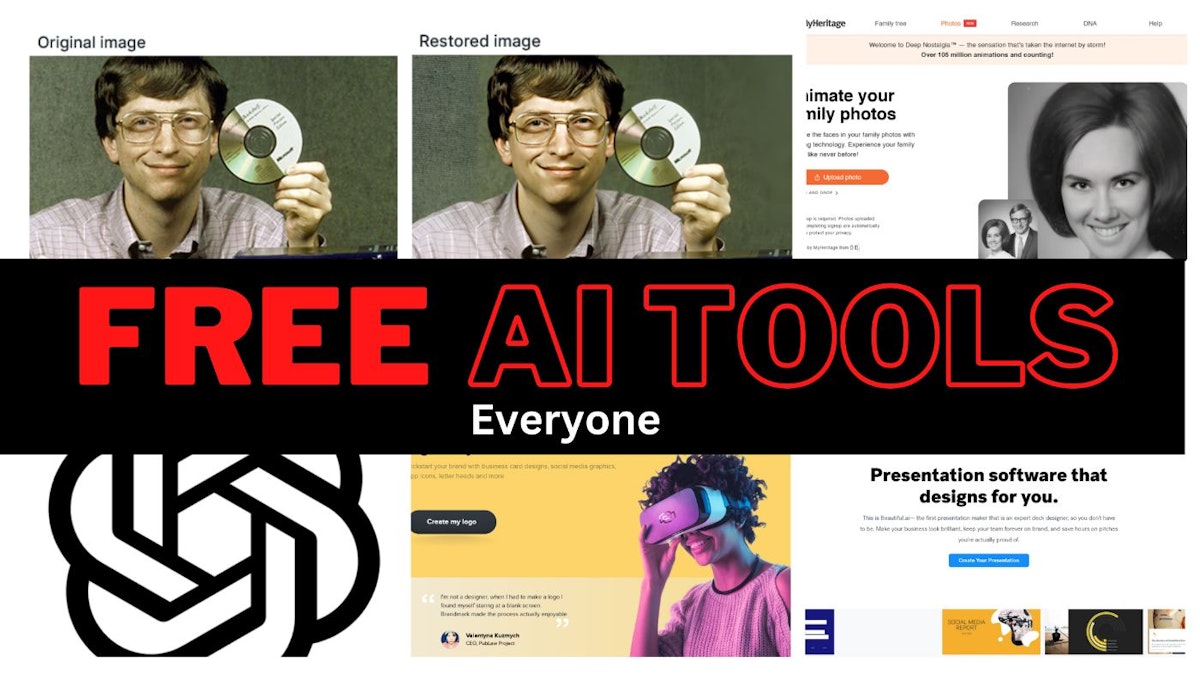 featured image - 9 Free AI Tools Everyone Needs to Try