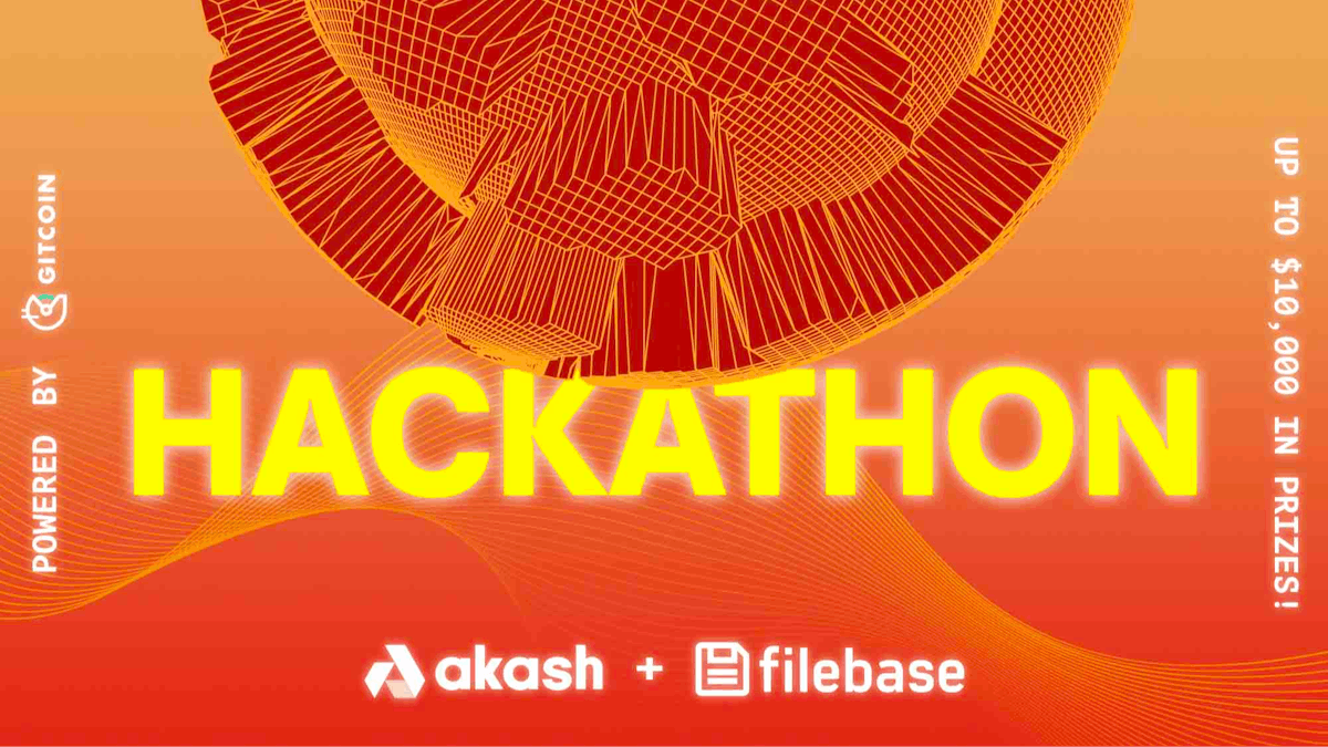 featured image - Win $10k AKT in the Filebase + Akash Hackathon