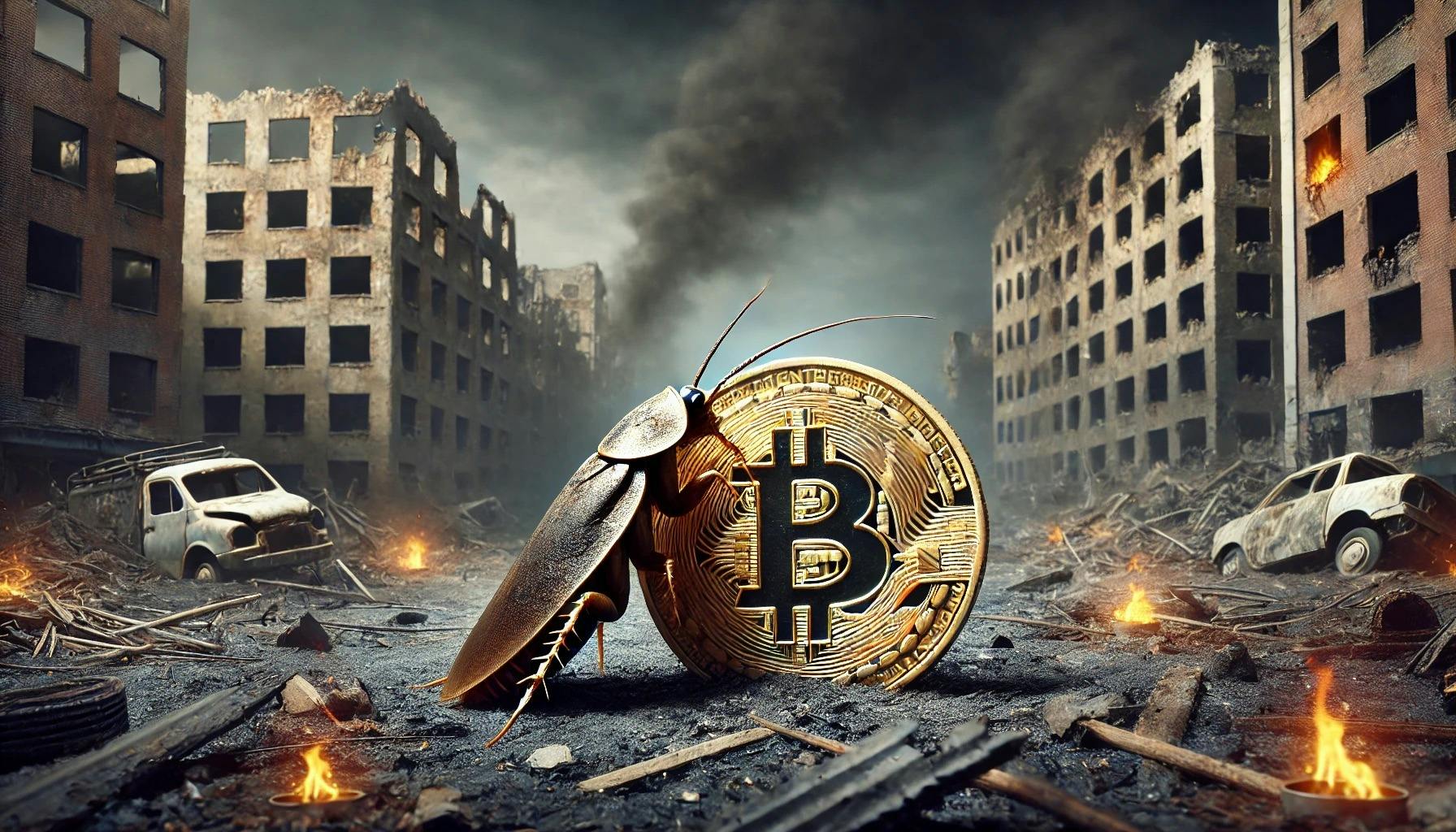 featured image - Like a Cockroach, Bitcoin Will Survive a Nuclear War