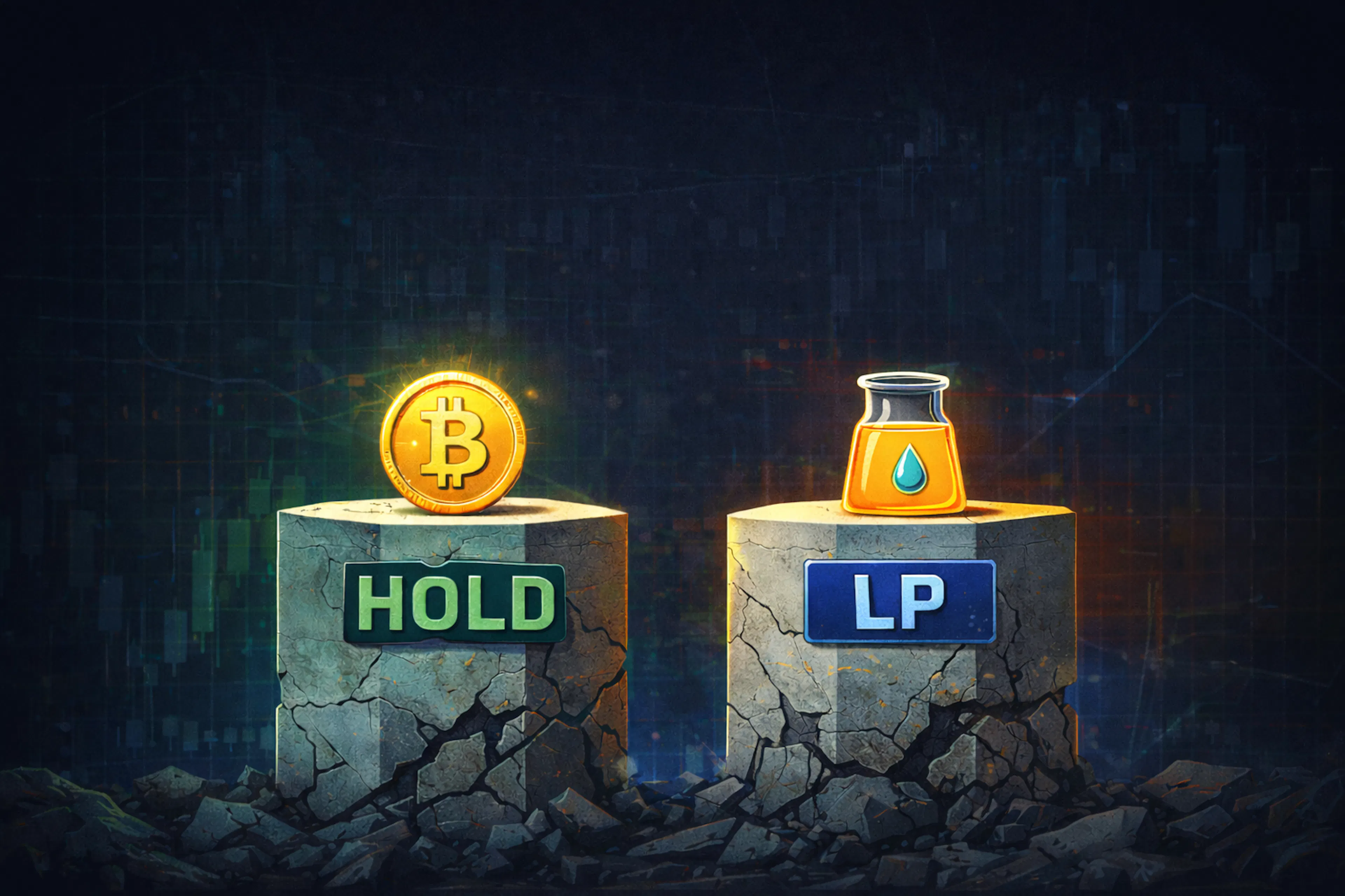 featured image - Why Providing Liquidity on BTC Pairs May Underperform Holding