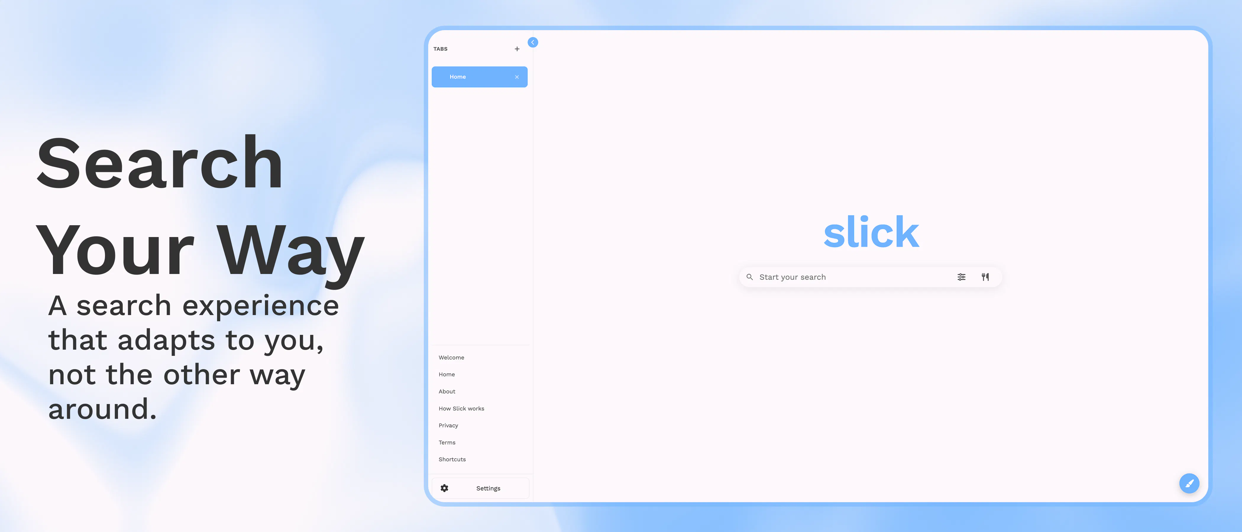 Slick Search Earns an 81 Proof of Usefulness Score by Giving Users Control Over Search Rankings