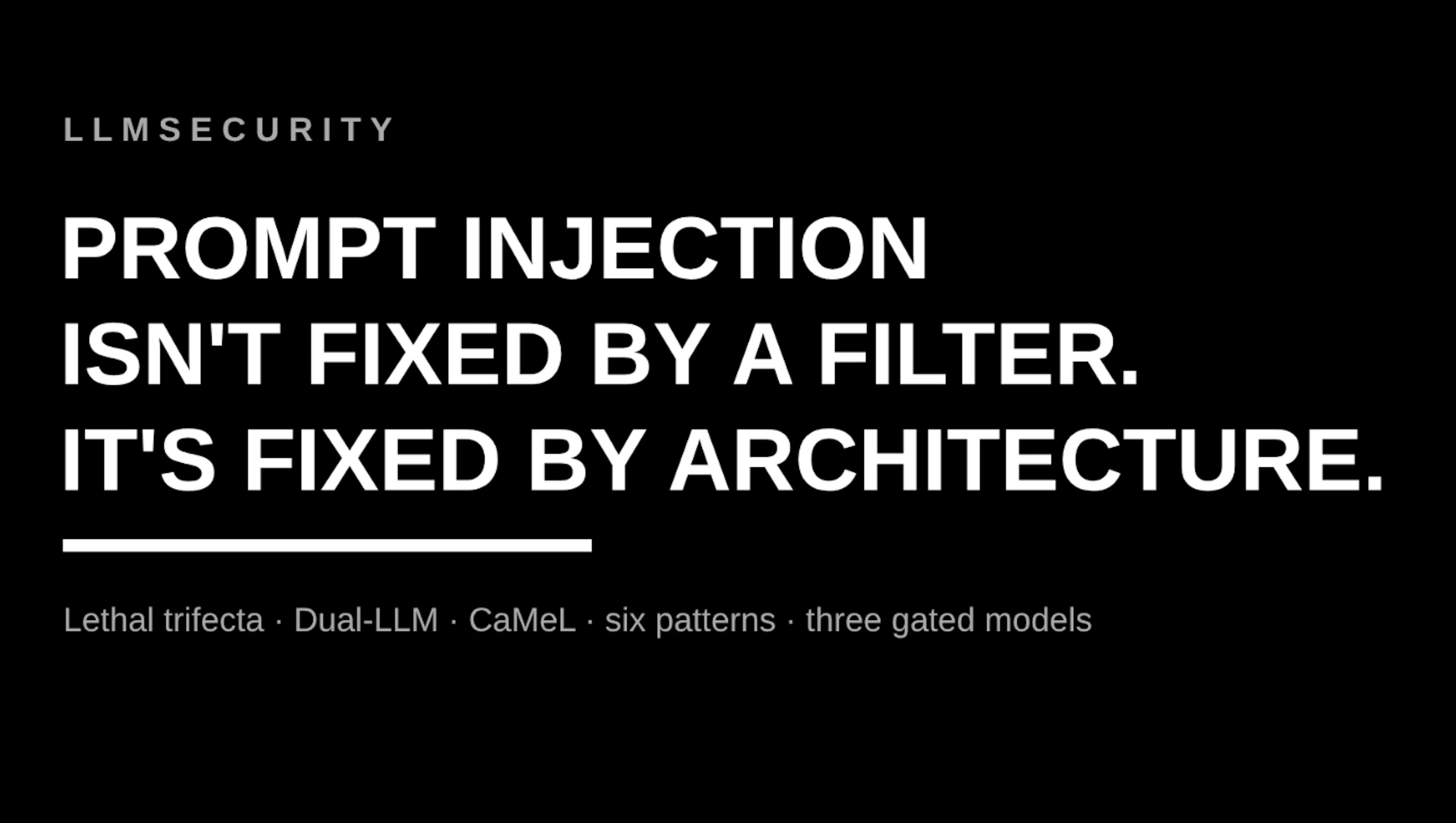 featured image - You Cannot Filter Your Way Out of Prompt Injection