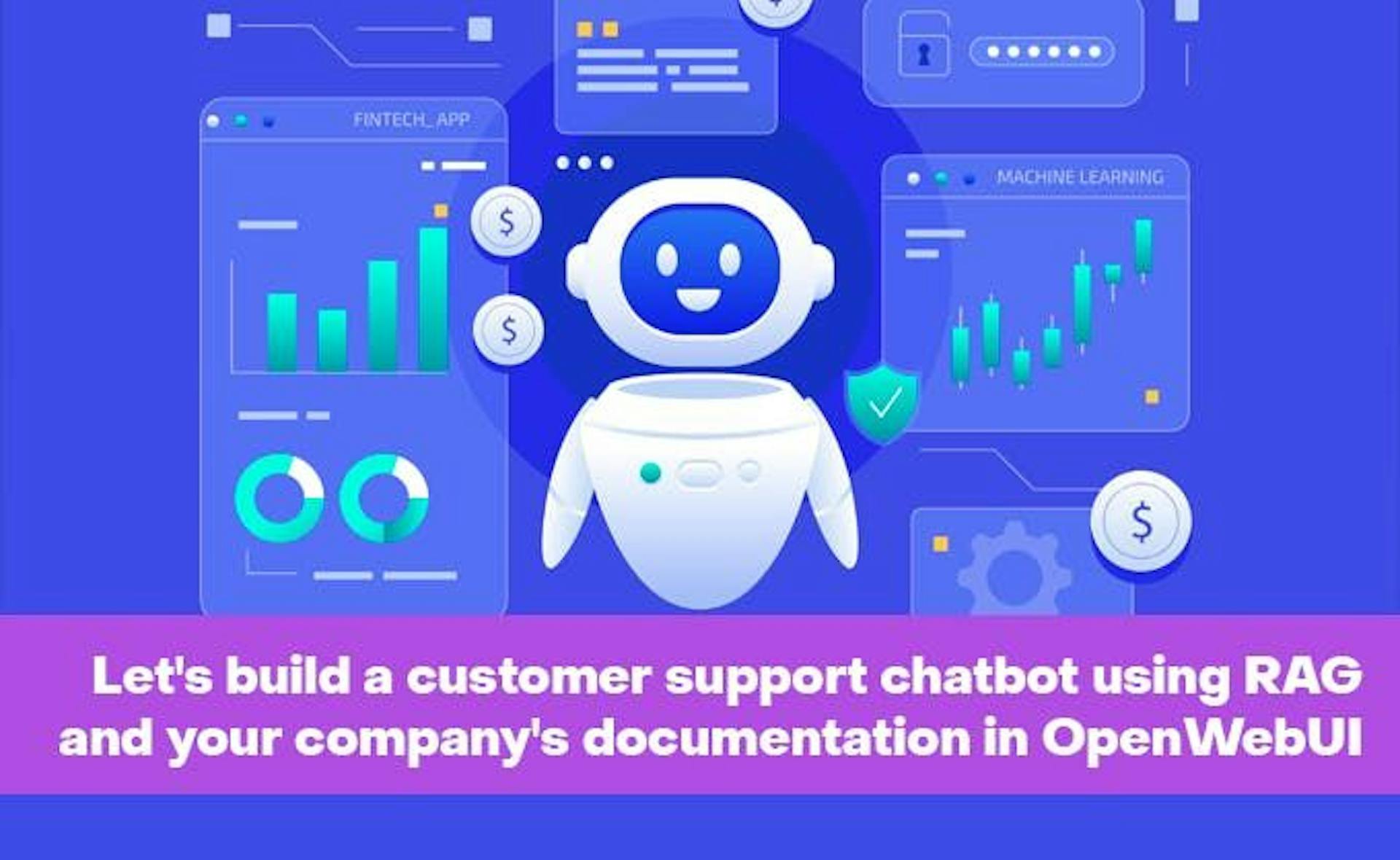 featured image - Let's build a customer support chatbot using RAG and your company's documentation in OpenWebUI
