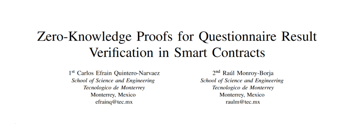 featured image - Zero-Knowledge Proofs: Ensuring Privacy in Smart Contract Questionnaire Validity Verification