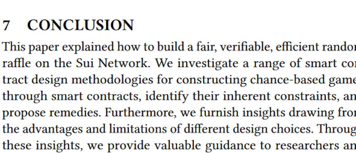 featured image - Designing Fair and Efficient Blockchain Games: Conclusion and References