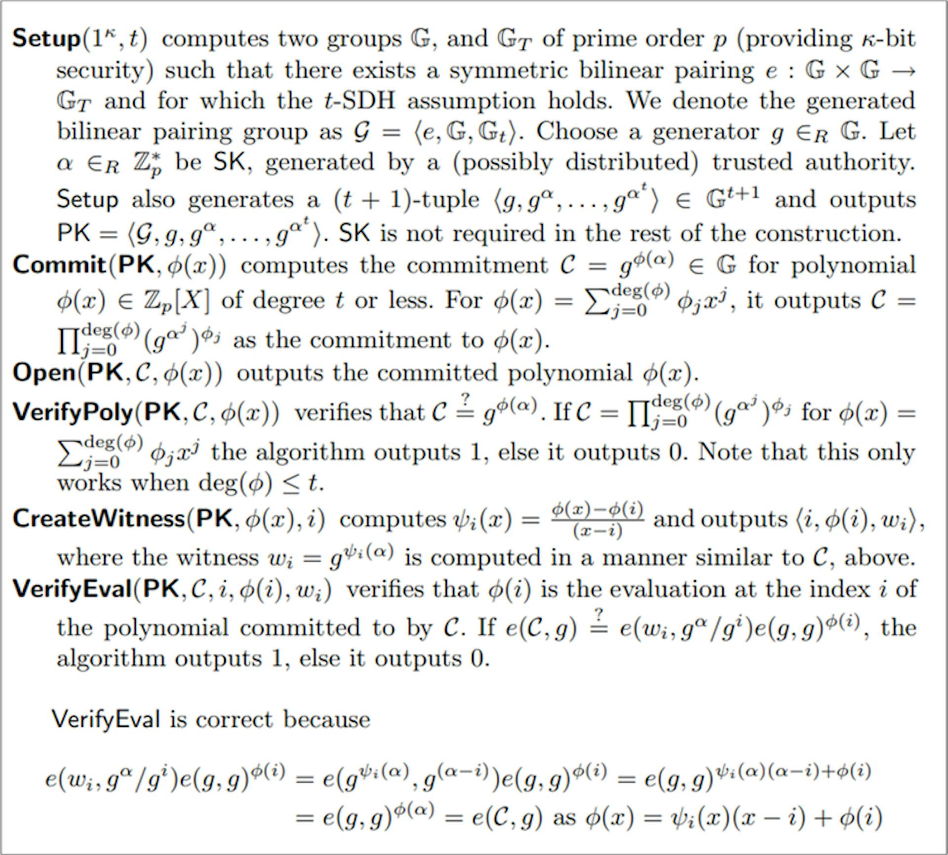 Figure 1: Polynomial Commitment