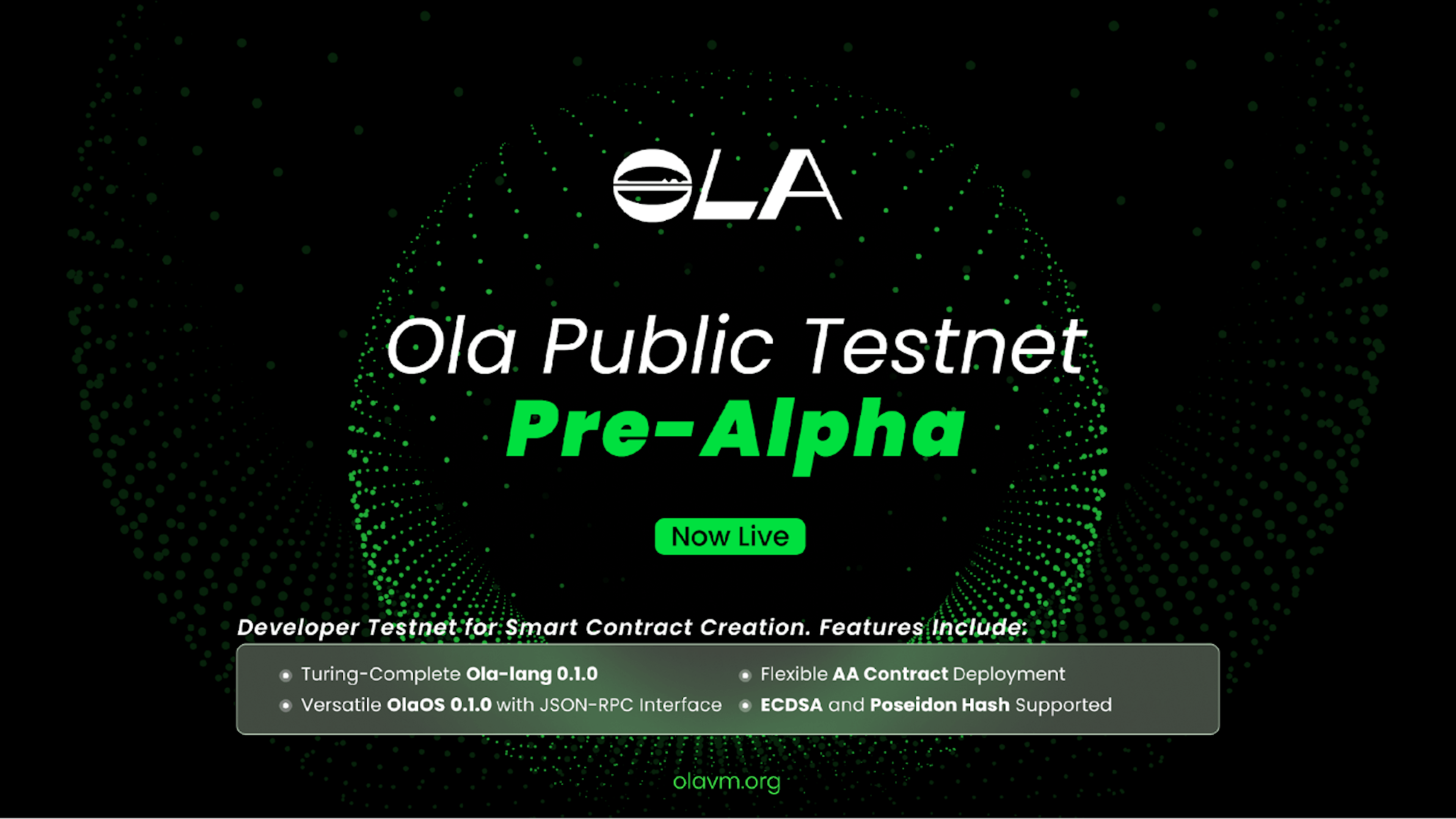 featured image - Introducing Ola's Pre-Alpha Testnet: Empowering Data Ownership and ZK Smart Contract Innovation