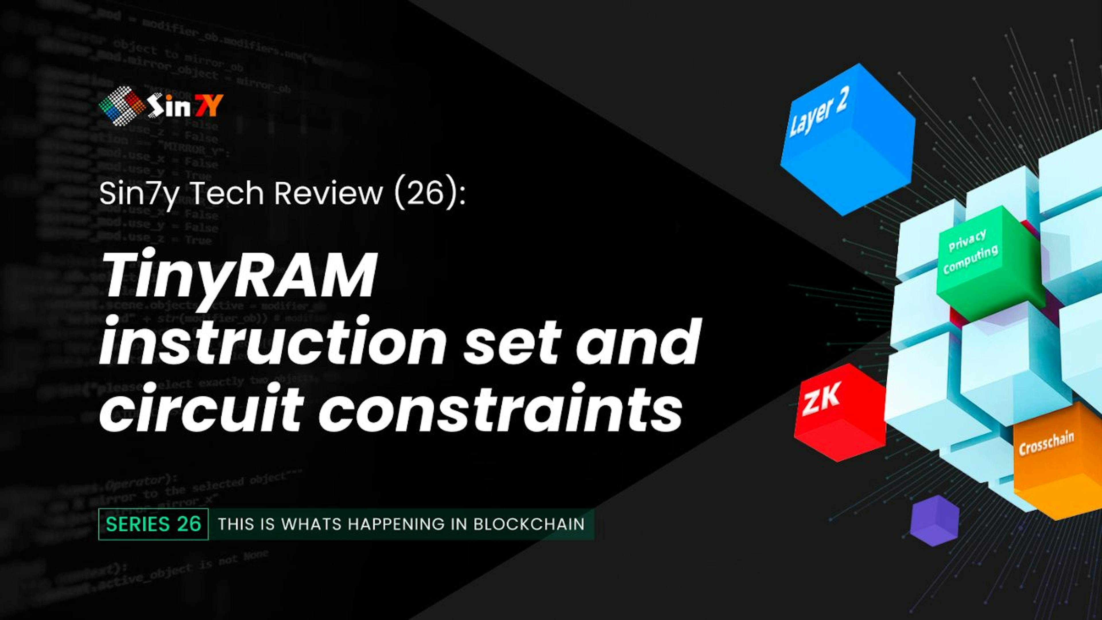 featured image - What is a TinyRAM Instruction Set?