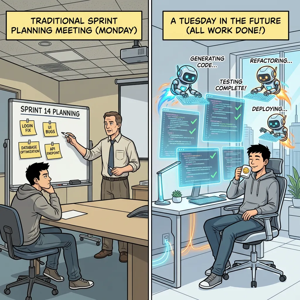 AI Coding Agents Are Disrupting Agile's Two-Week Sprint Model