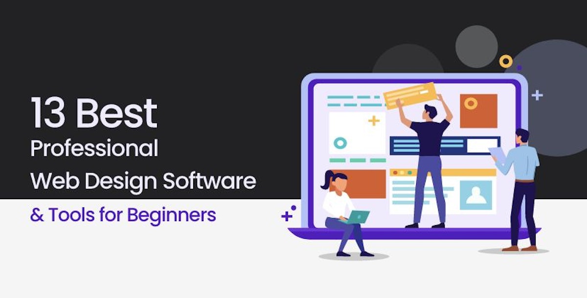 featured image - Top 13 Professional Web Design Software & Tools for Beginners