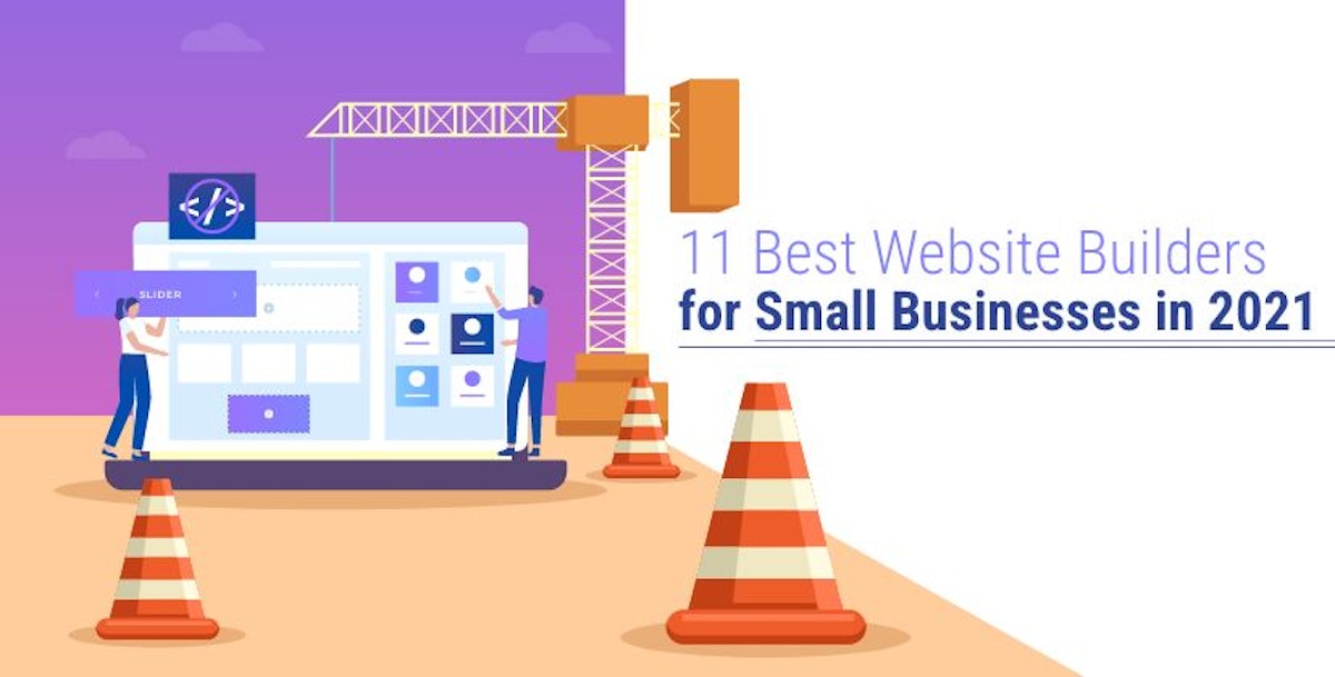 featured image - 11 Best AI Website Builders for Small Business in 2023
