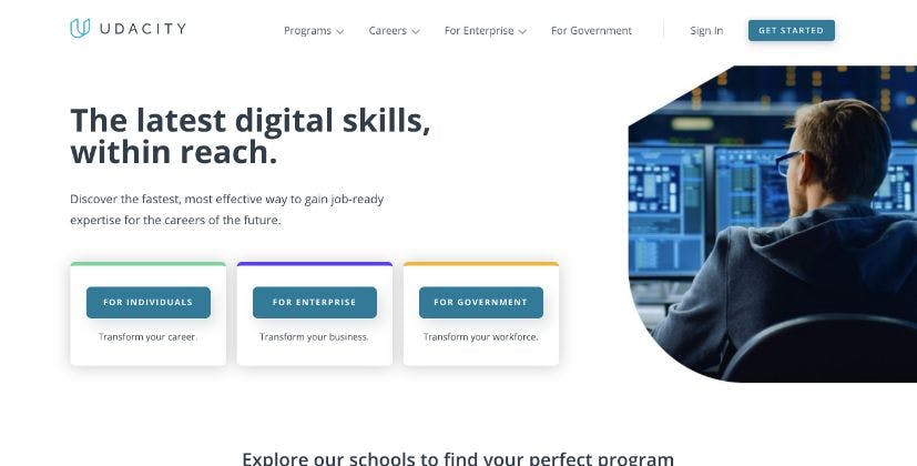 Online platform for digital skills
