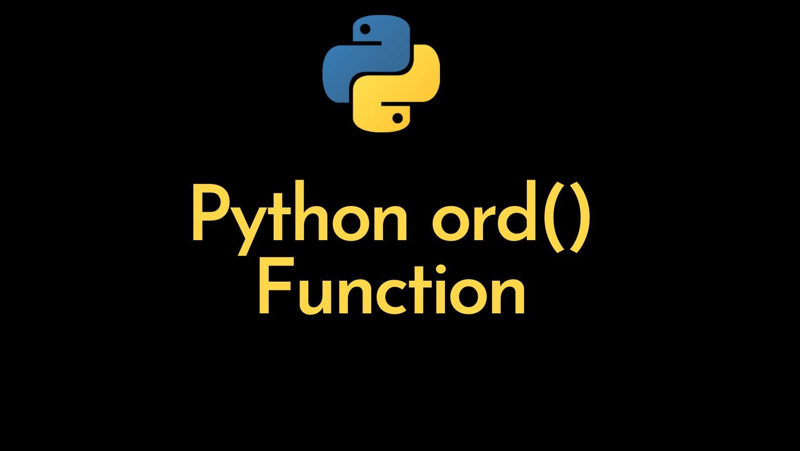 featured image - Quick Guide to the Python Ord Function