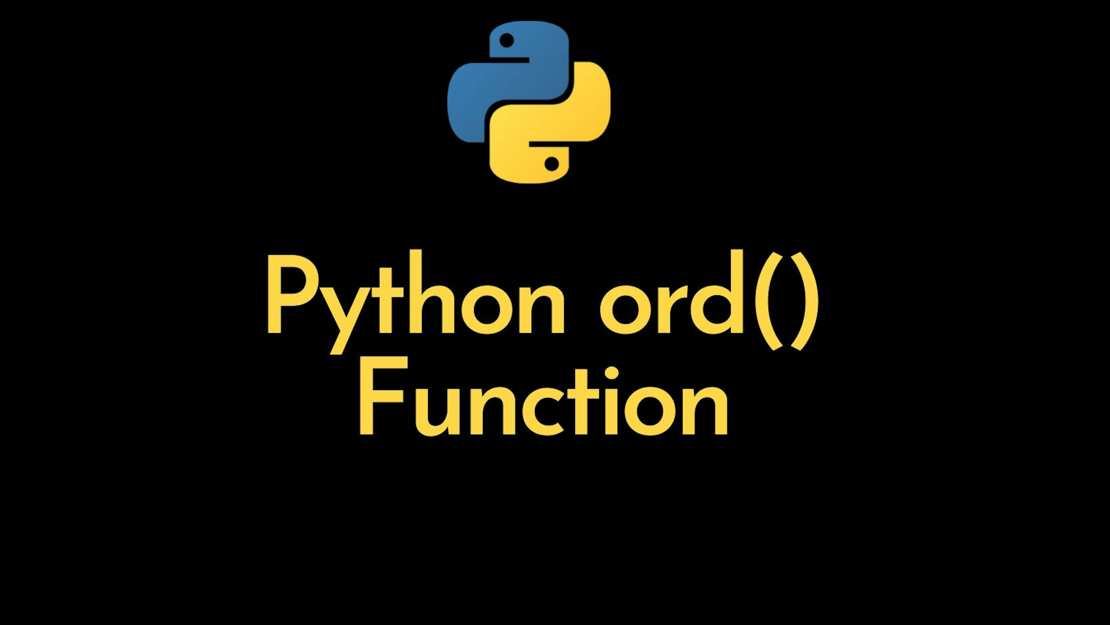 /quick-guide-to-the-python-ord-function feature image
