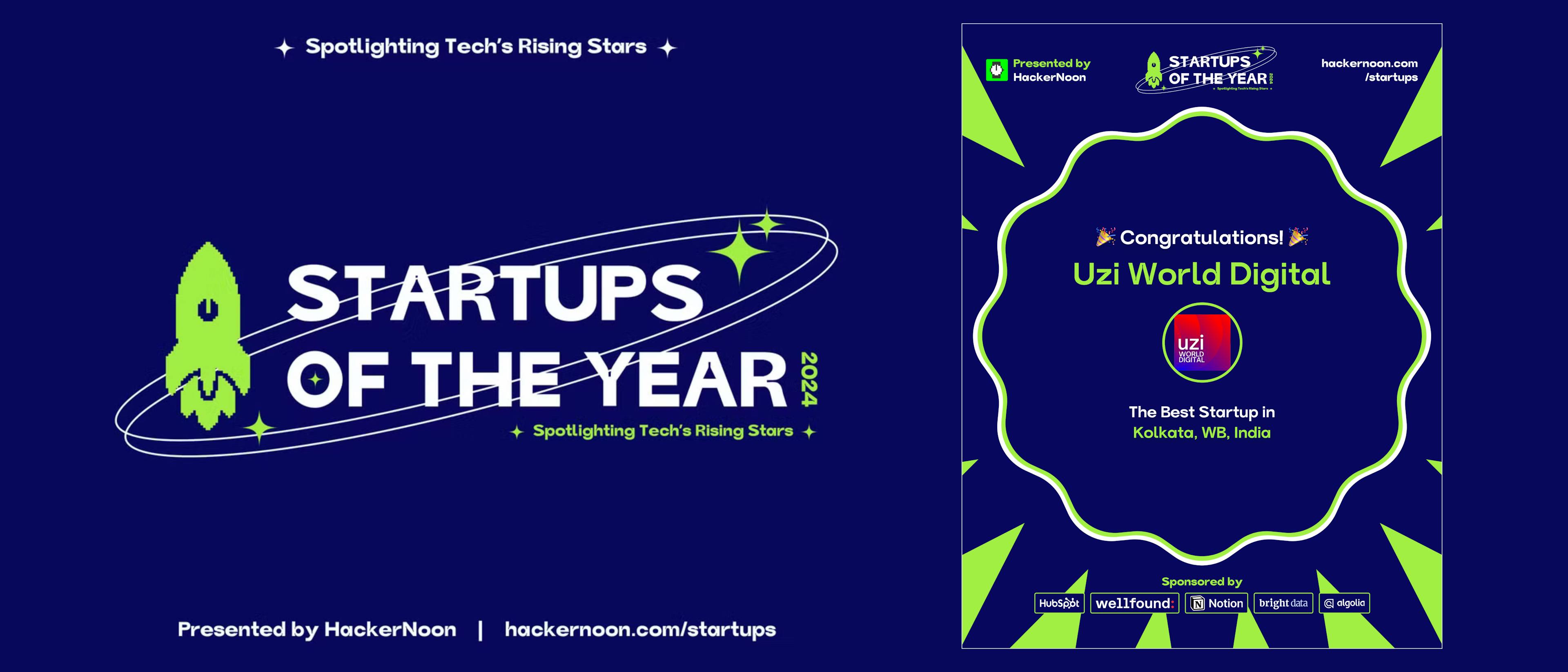 Meet Uzi World Digital, Winner of Startups of the year 2024 in Kolkata, West Bengal, India