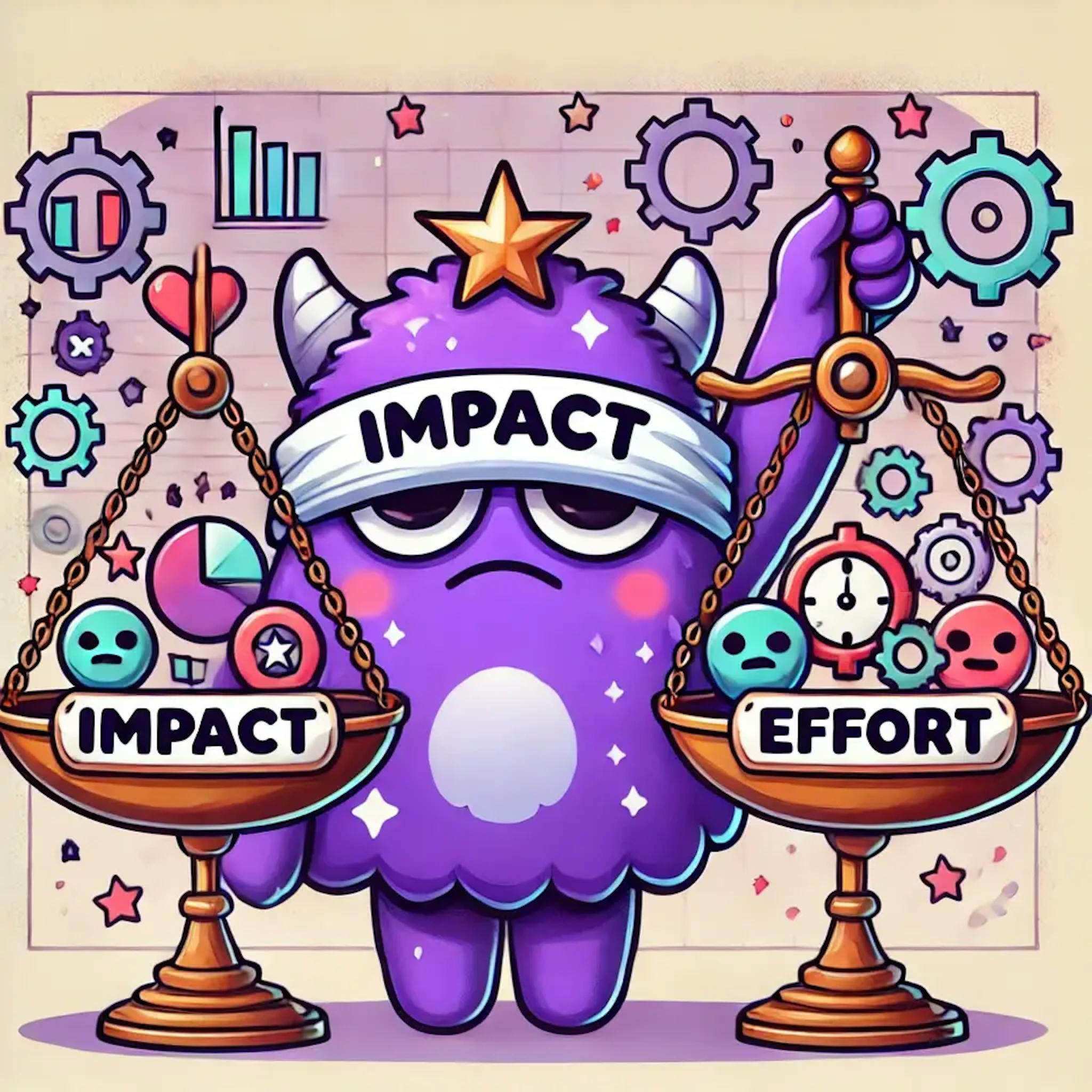 impact effort libra scale on priority matrix