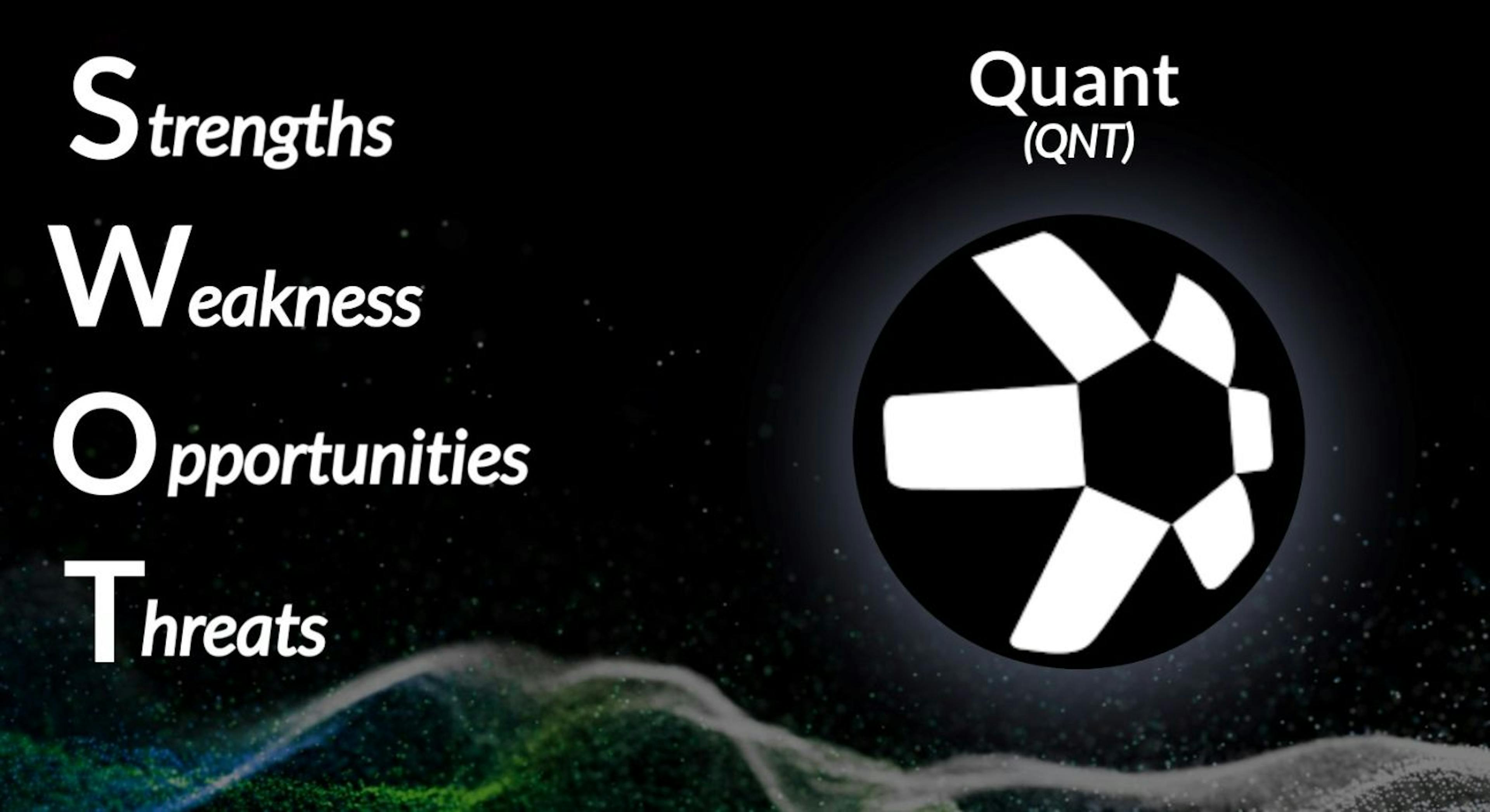 featured image - El análisis FODA de la red cuántica (QNT)
