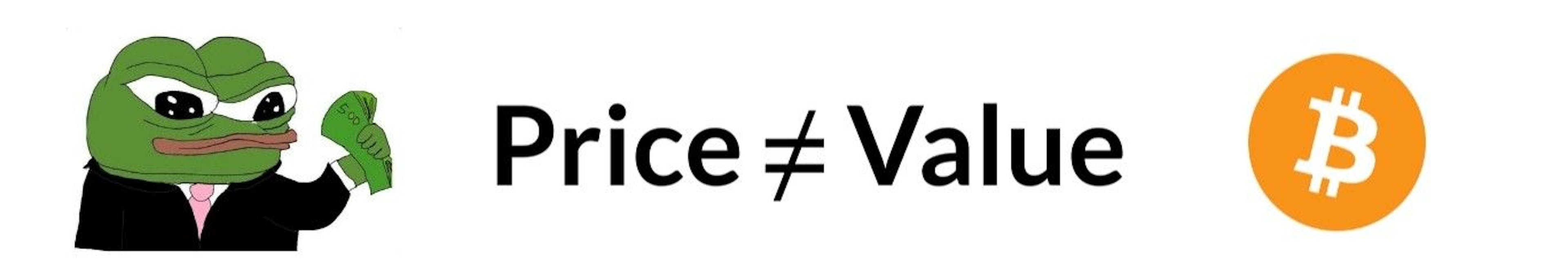 Price does not equal value