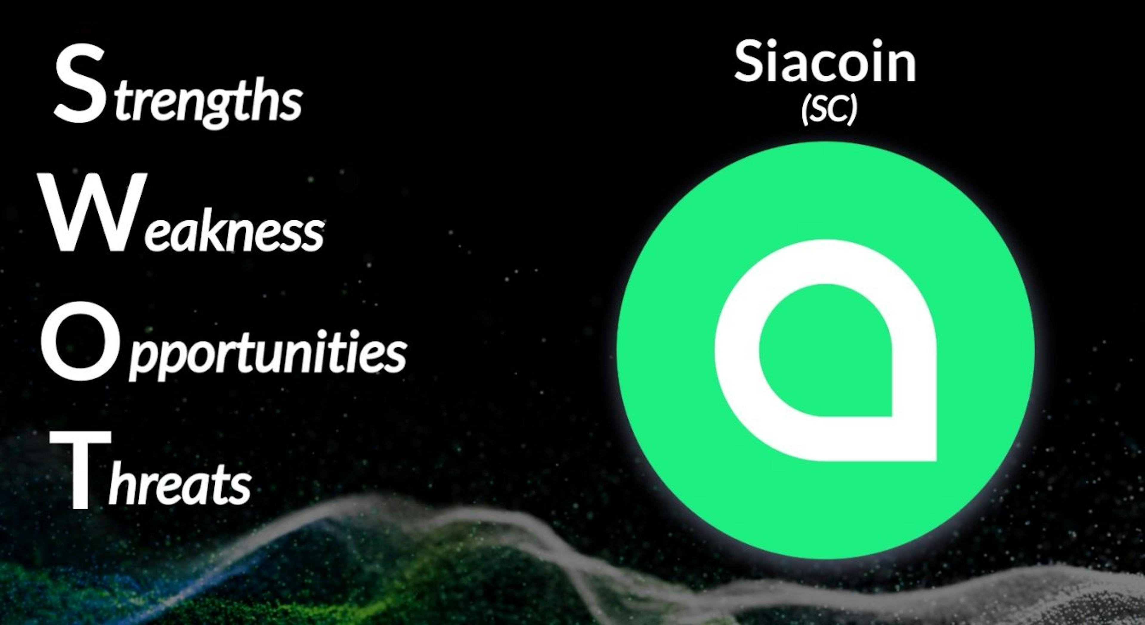/the-siacoin-sc-swot-analysis feature image