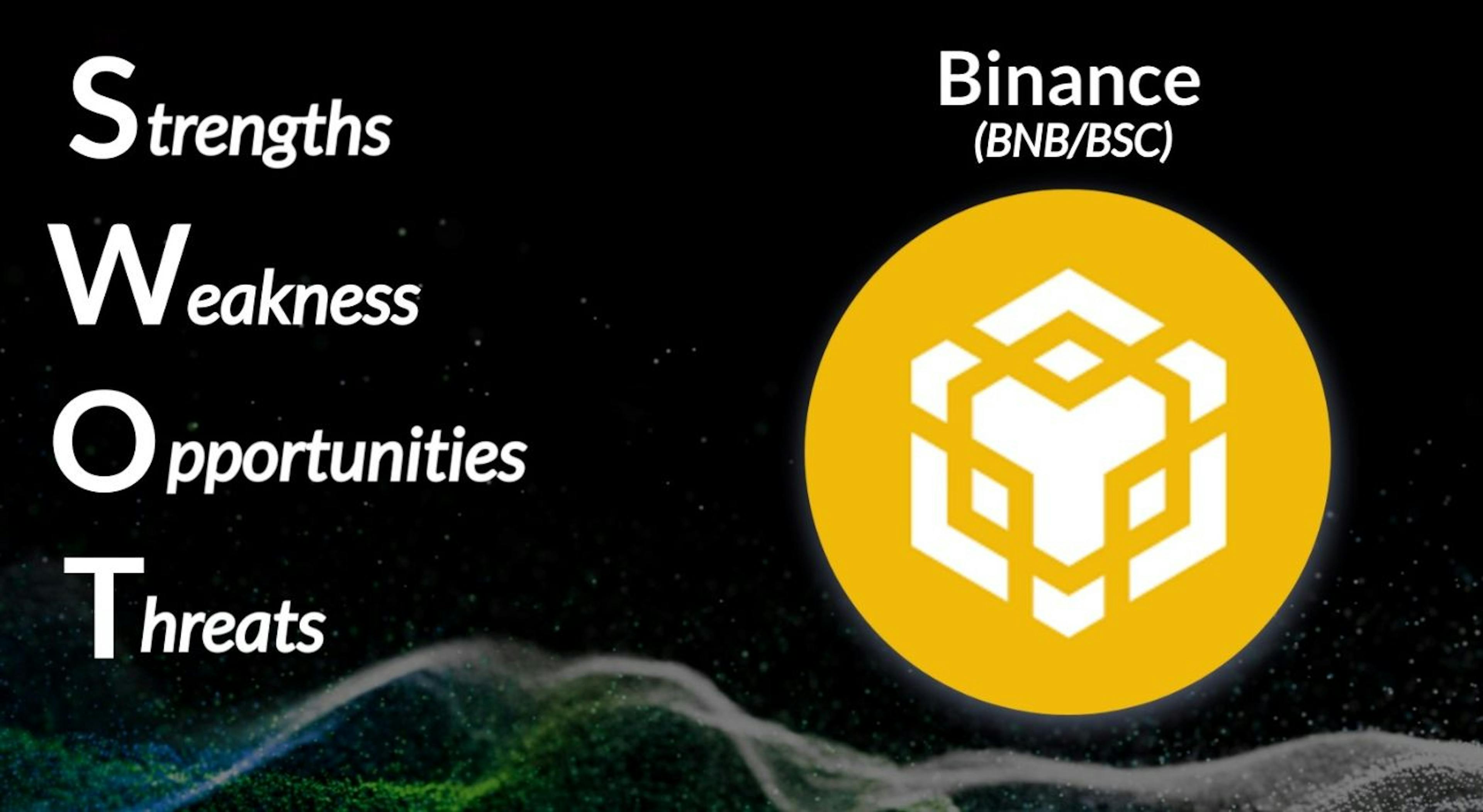 featured image - The Binance Chain (BNB/BSC) SWOT Analysis