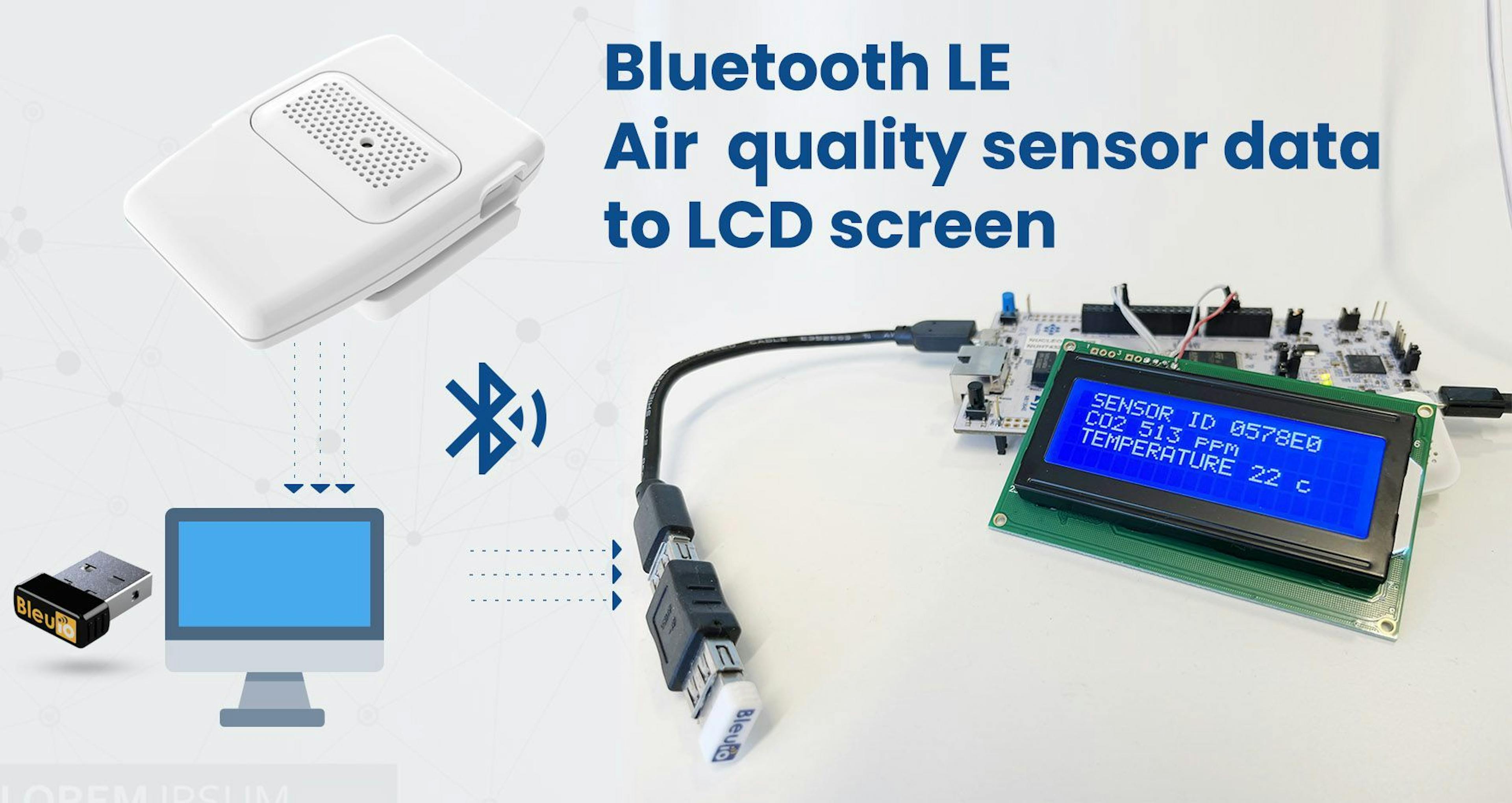 featured image - Show Bluetooth LE Sensor Readings on LCD Screen Connected to STM32