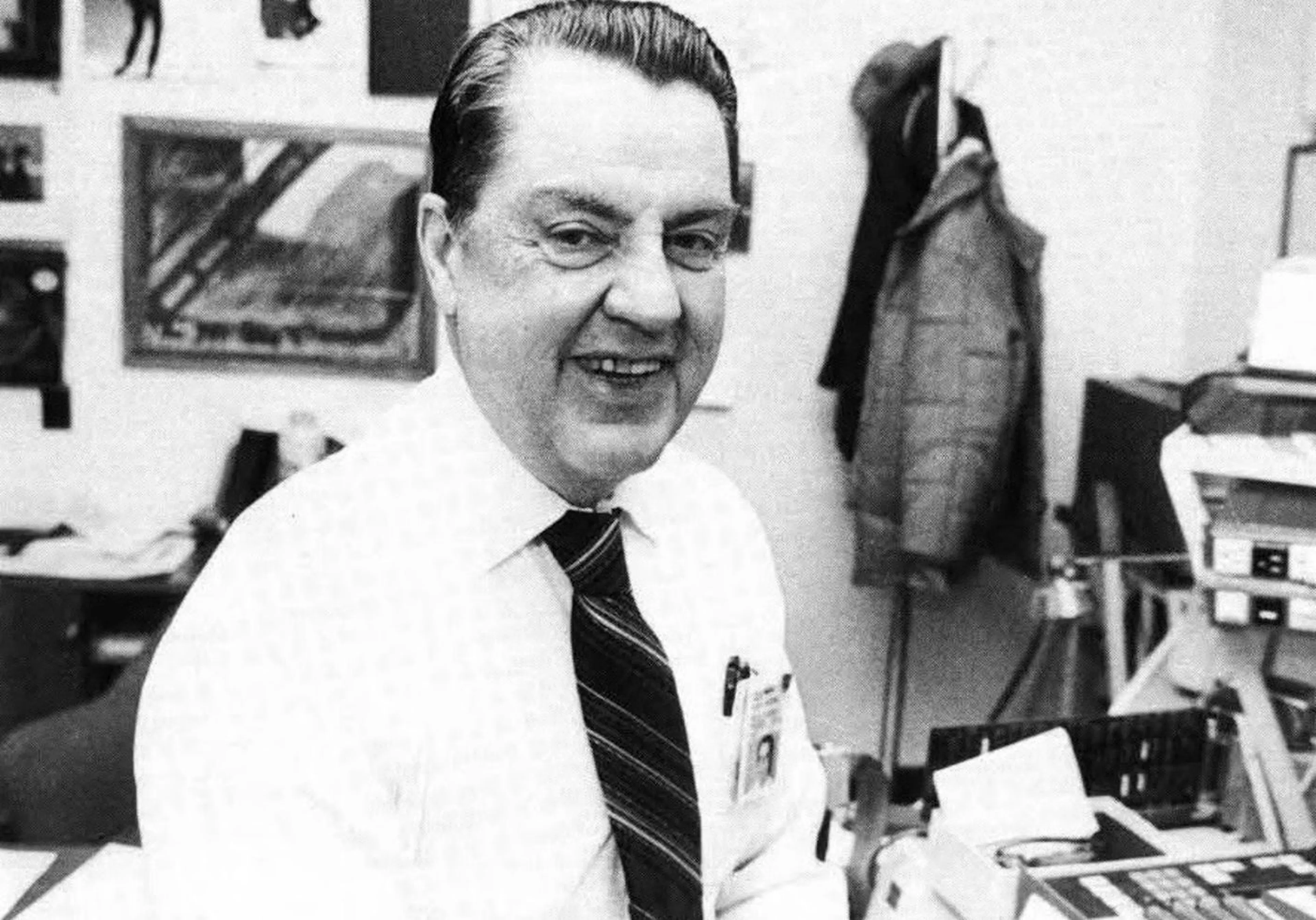 George Laurer who led IBM's effort to develop the UPC barcode. Source: IBM