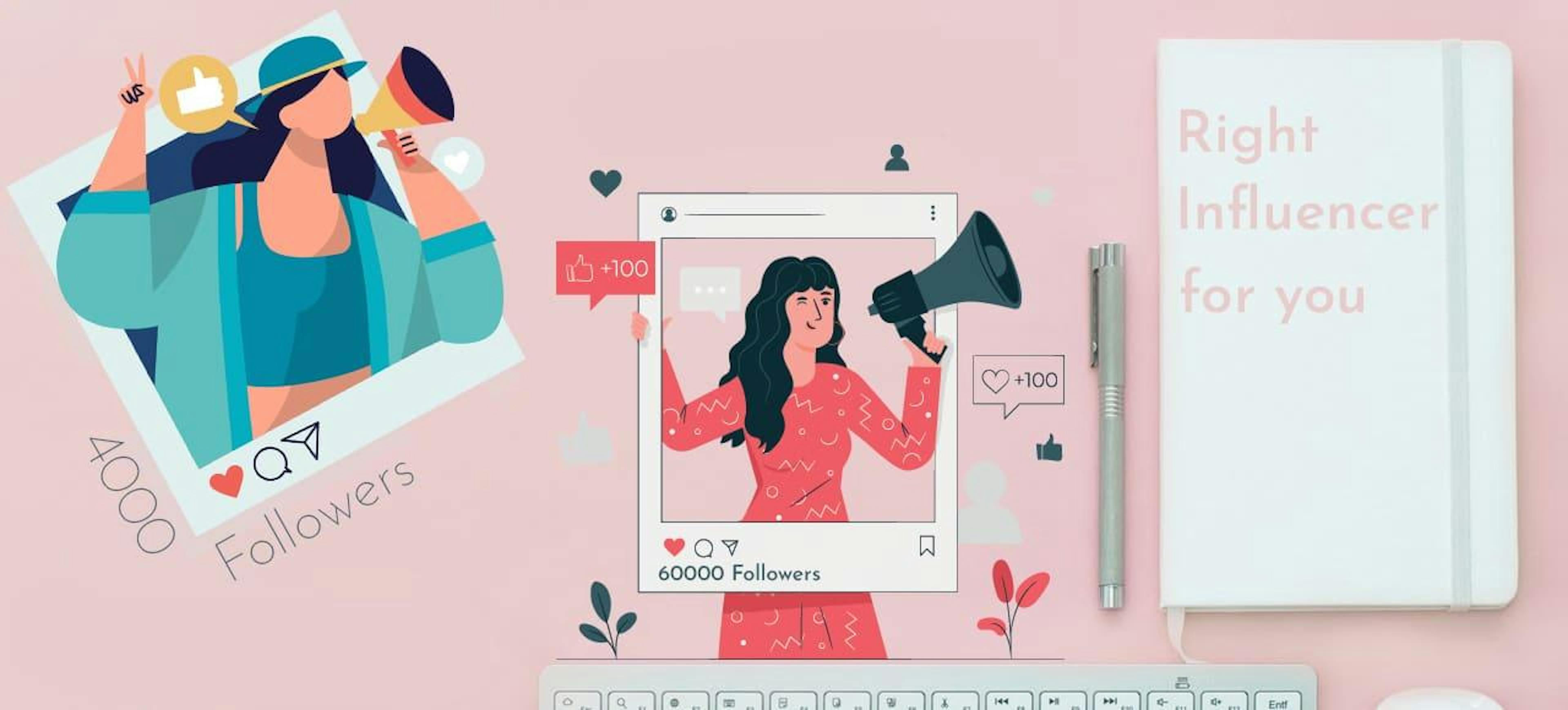 featured image - 4 formas efectivas de encontrar influencers: mercado de influencers asequible