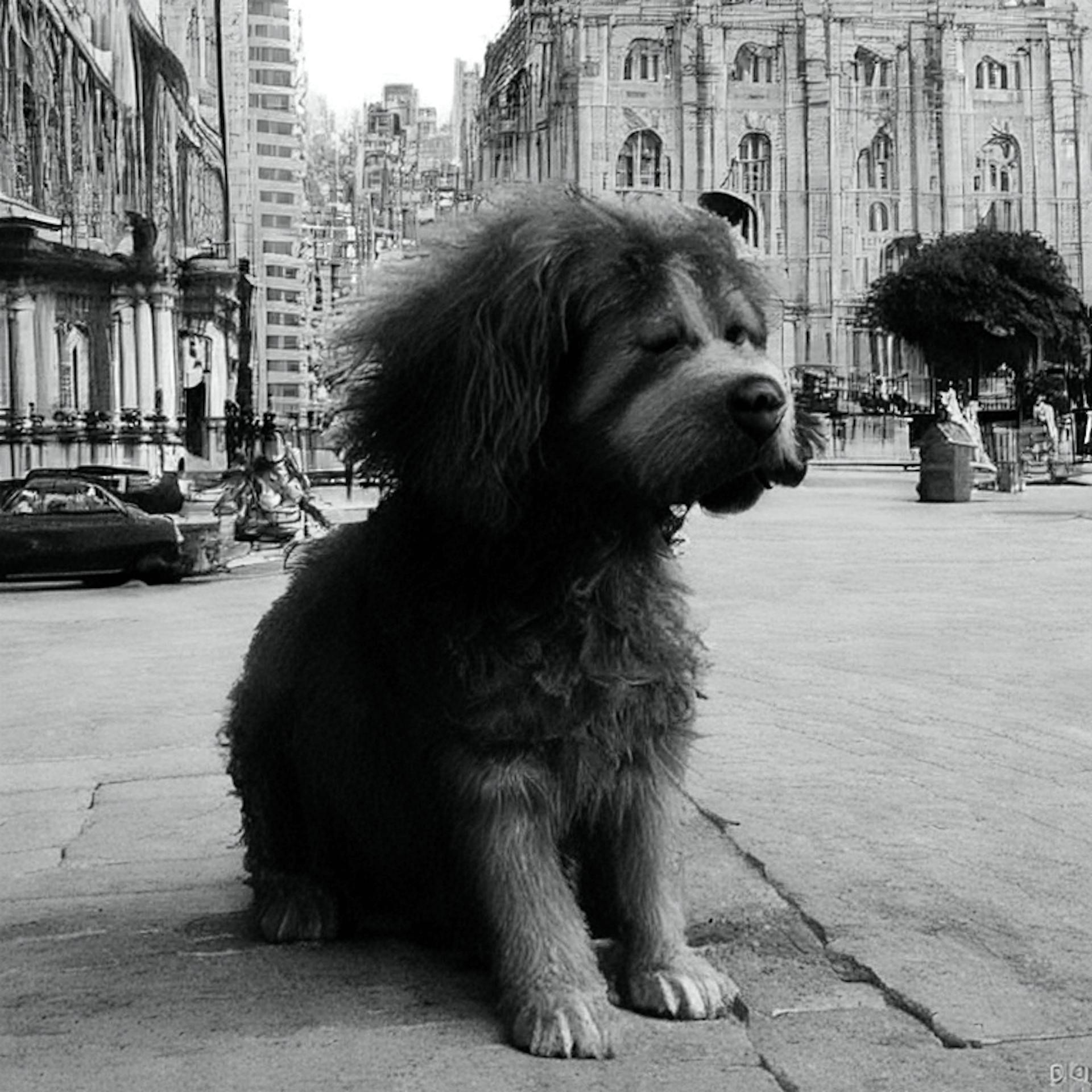 chien lion - modèle rdm