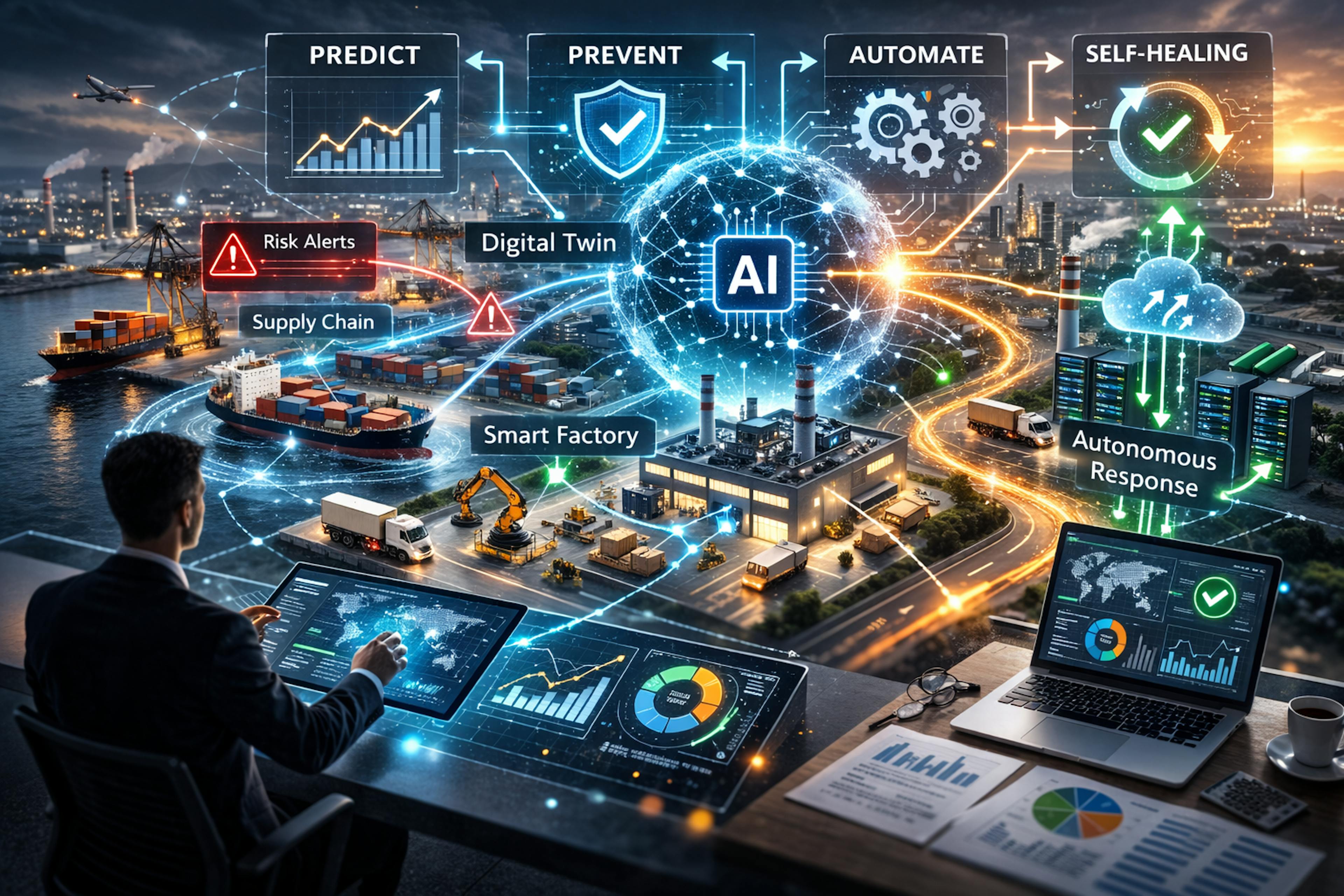 featured image - How GenAI and Digital Twins Are Enabling Self Healing Supply Chain and Software Ecosystems