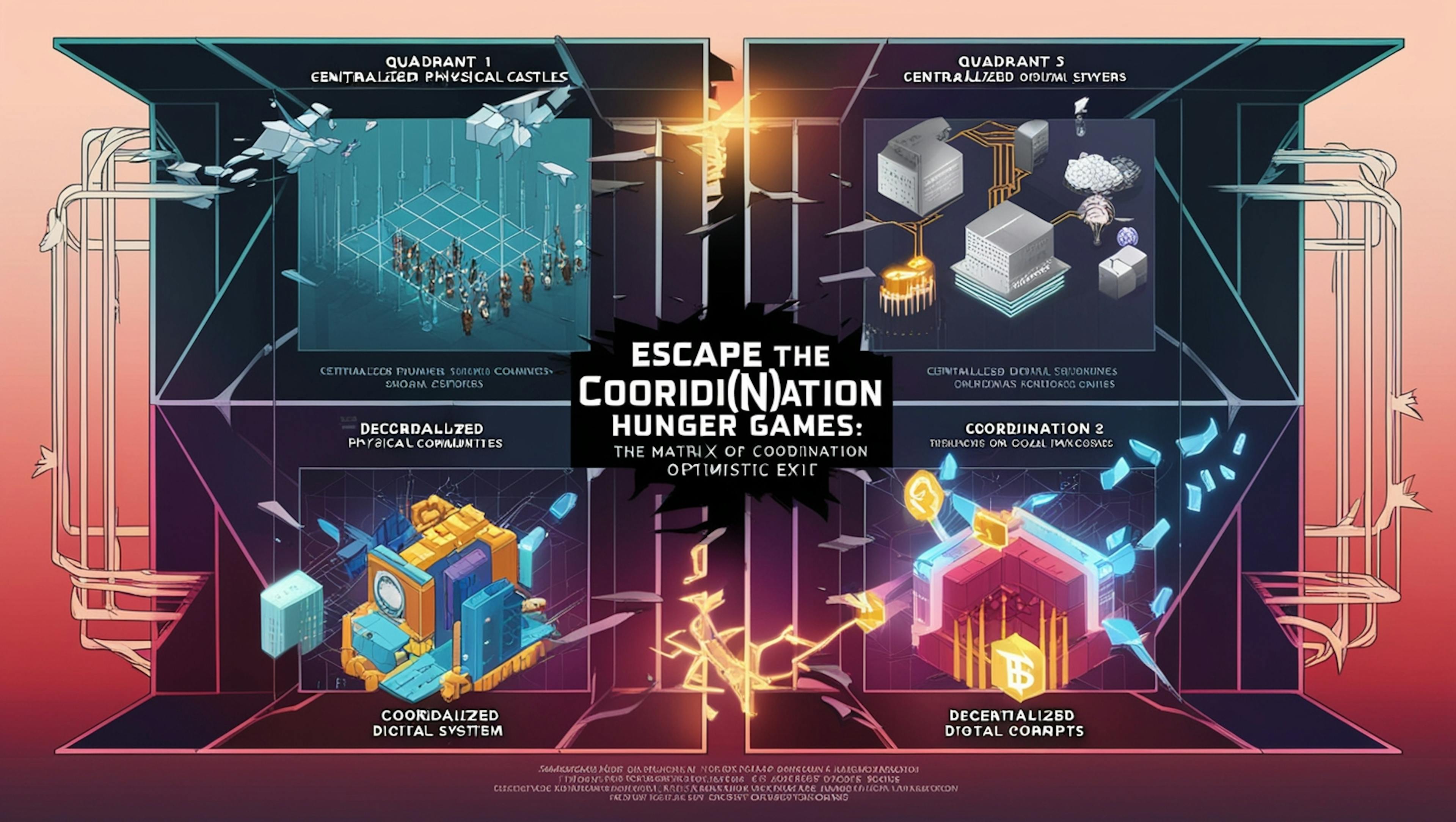 featured image - Escape the Coordi(N)ation Hunger Games: Matrix of Coordination & Optimistic Exit (1. časť)