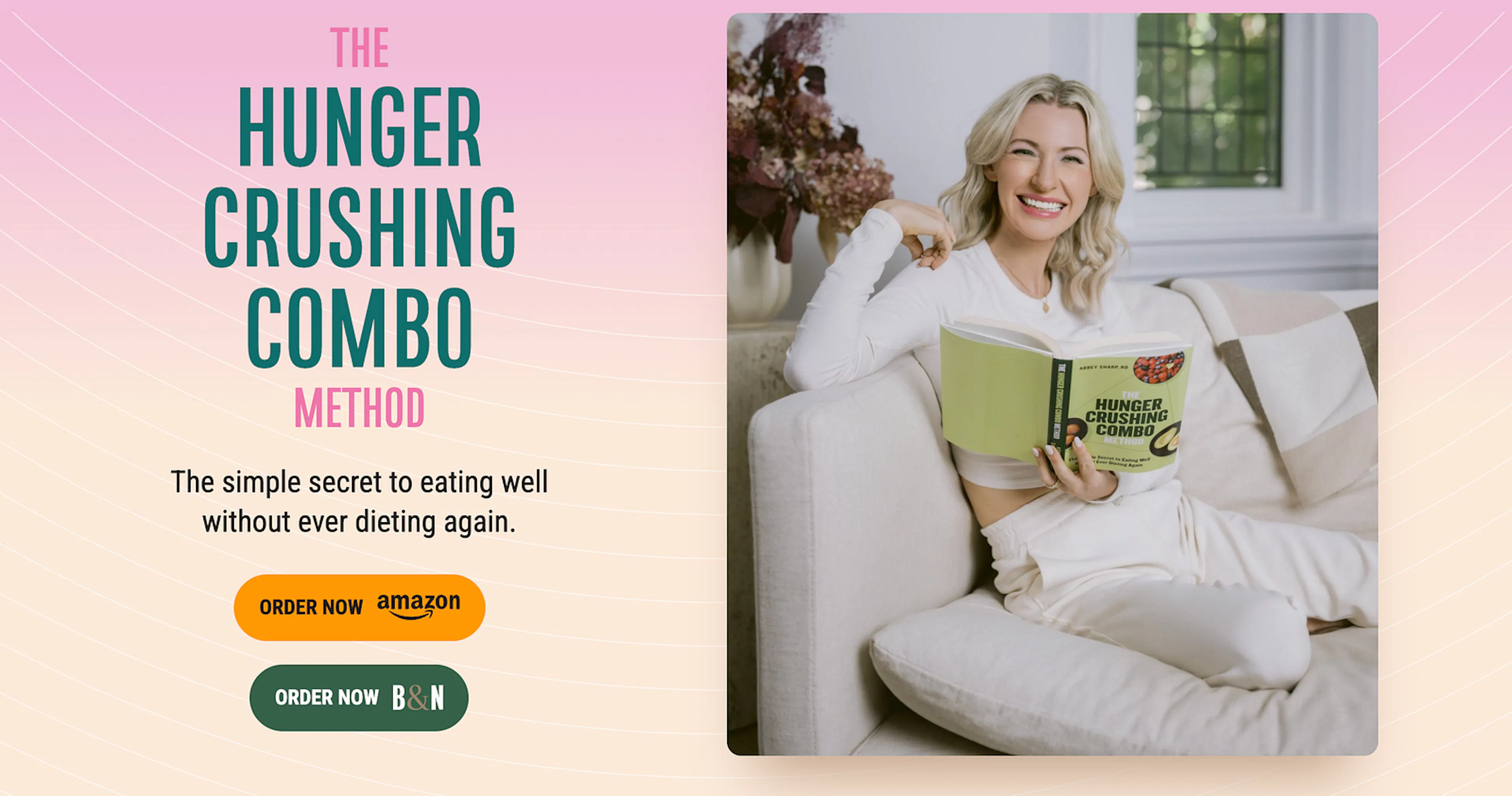 Abbey Sharp with her book that influences millions