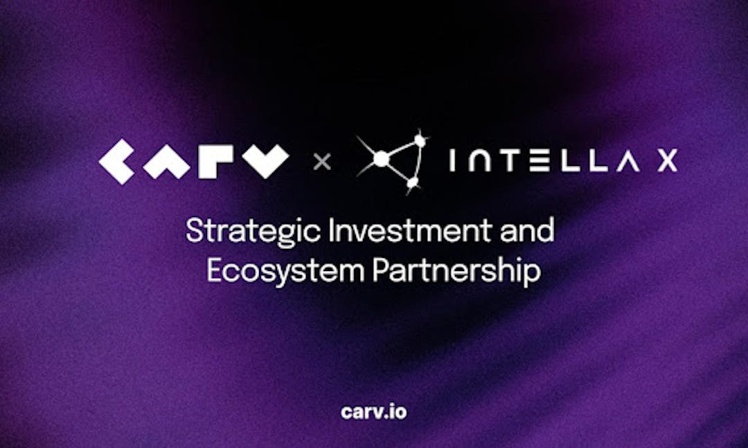 featured image - CARV Secures Strategic Investment From NEOWIZ’s Web3 Gaming Platform Intella X Ahead Of Public Node 