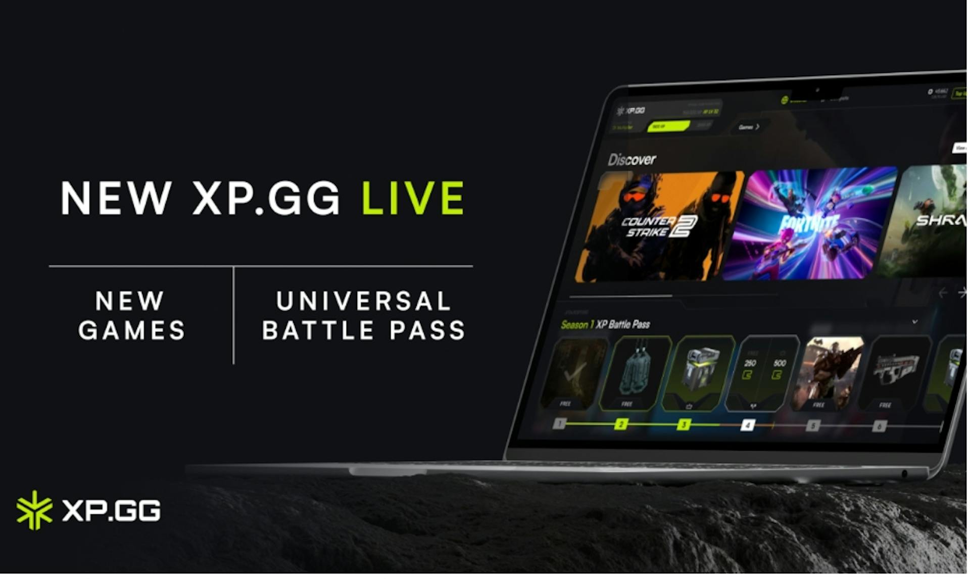 featured image - Lancement de la plateforme de jeu XP.GG avec Universal Battle Pass