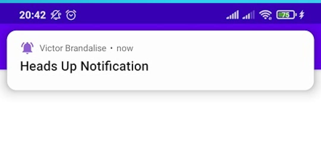 Heads Up Notification