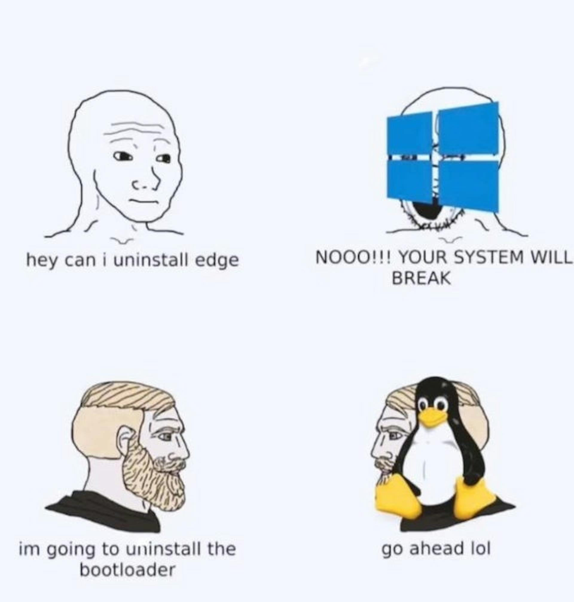 The greatest Linux meme of all time ( In my opinion )