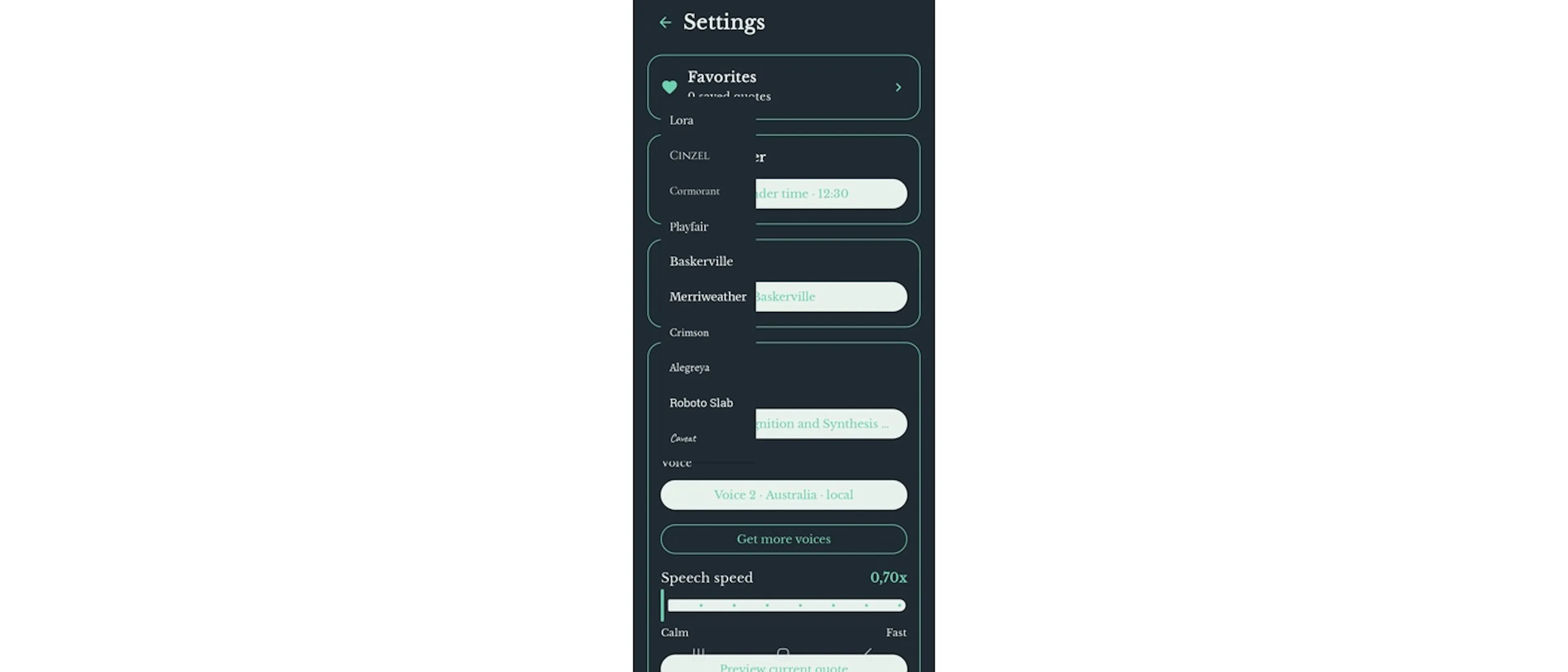 Settings 1