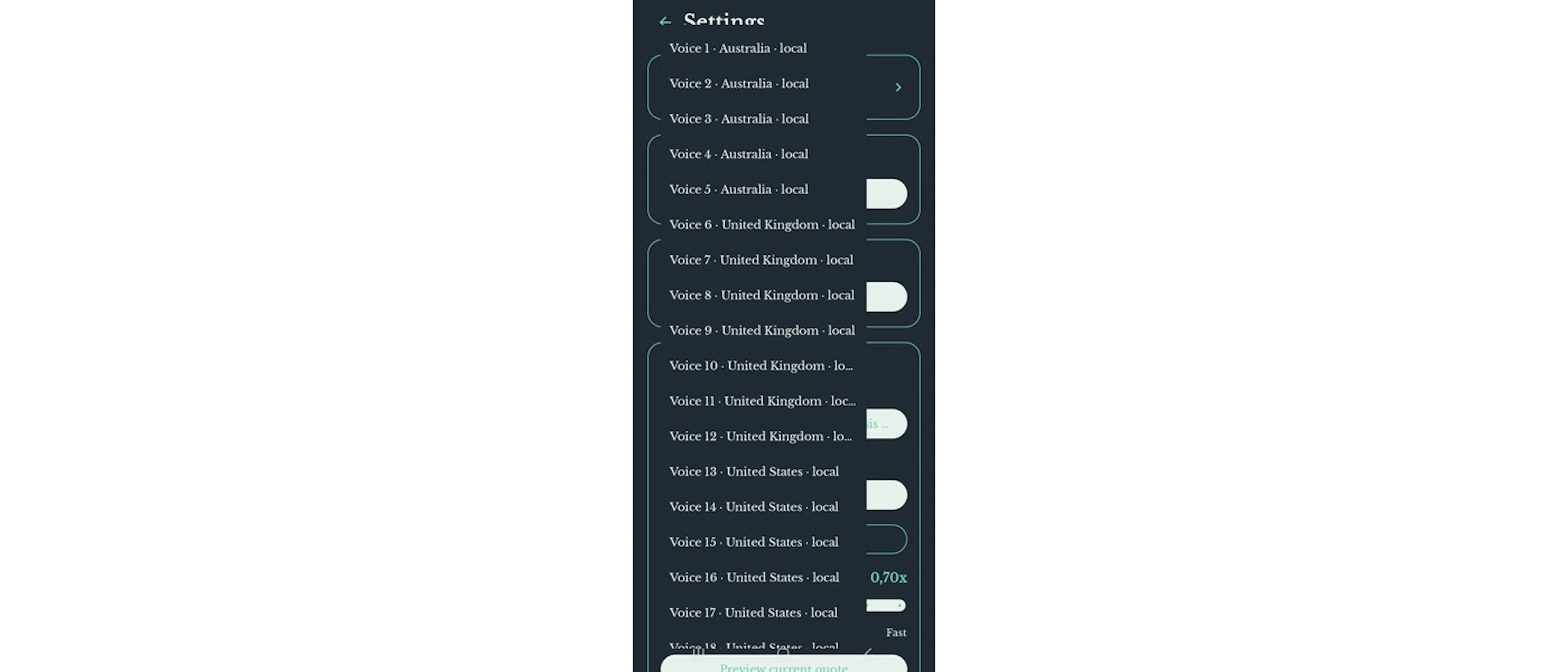 Settings 2